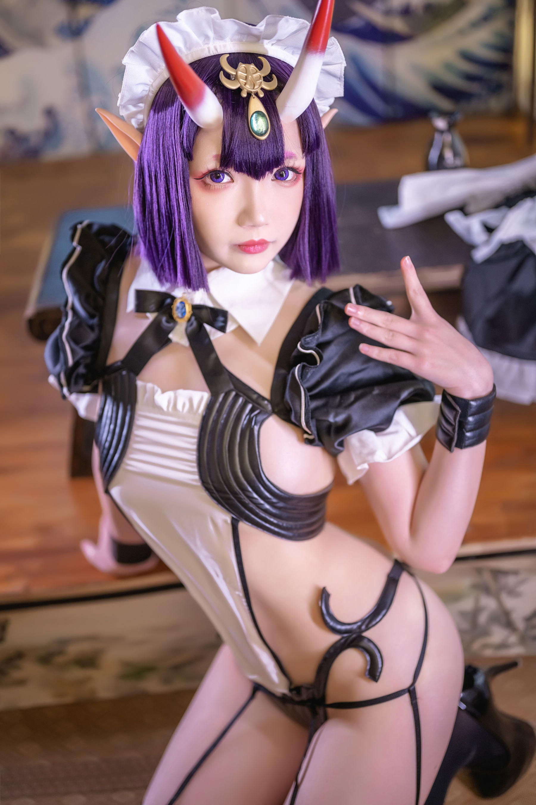 [网红COSER] Yuki亭 - Shuten Douji Maid/(52P)