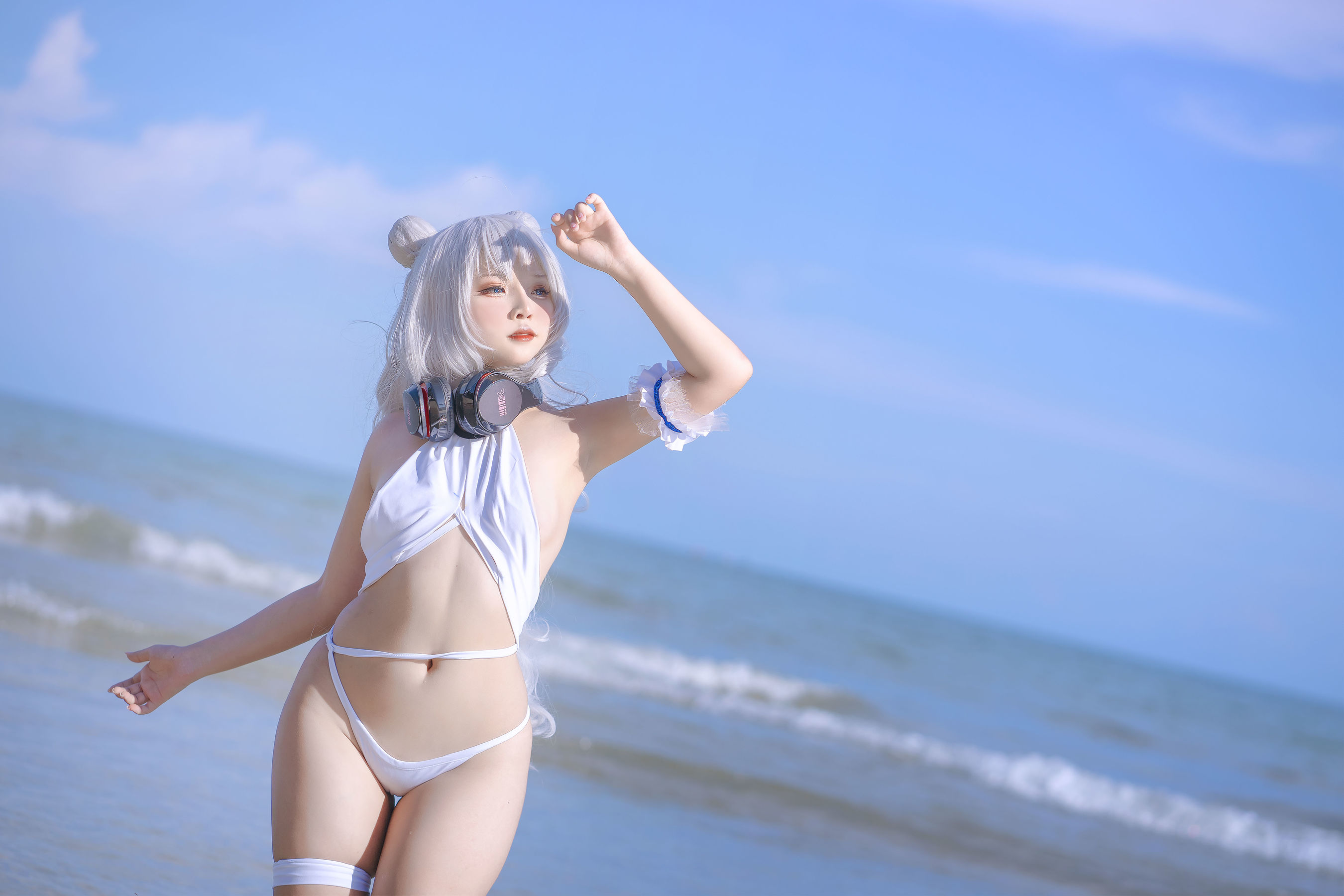 [网红COSER] Sayo Momo - Azur Lane Le Malin bikini/(22P)