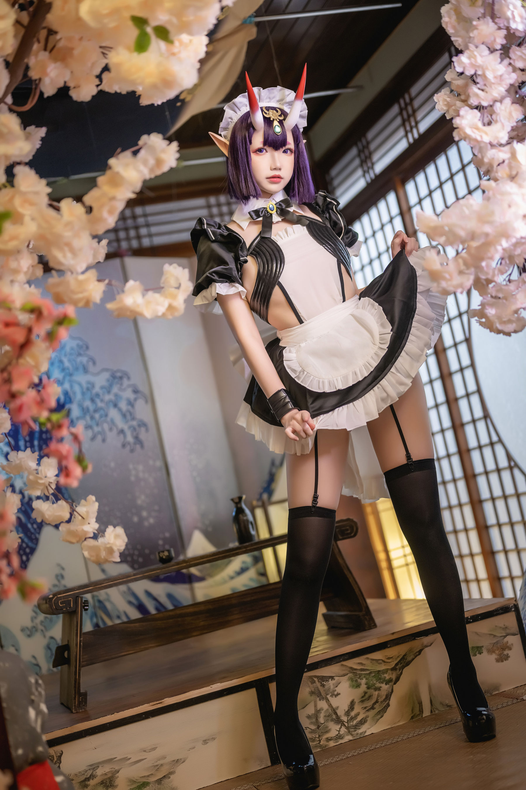 [网红COSER] Yuki亭 - Shuten Douji Maid/(52P)