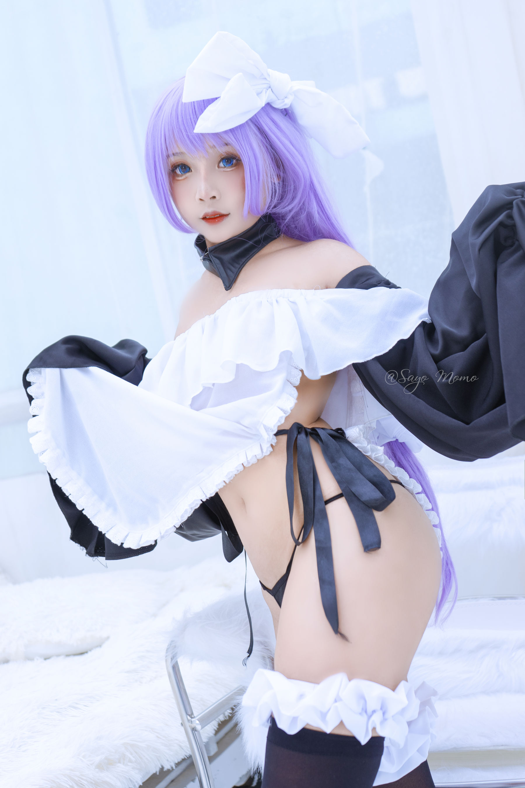 [网红COSER] Sayo Momo - FGO Meltryllis Maid Art Ver/(20P)