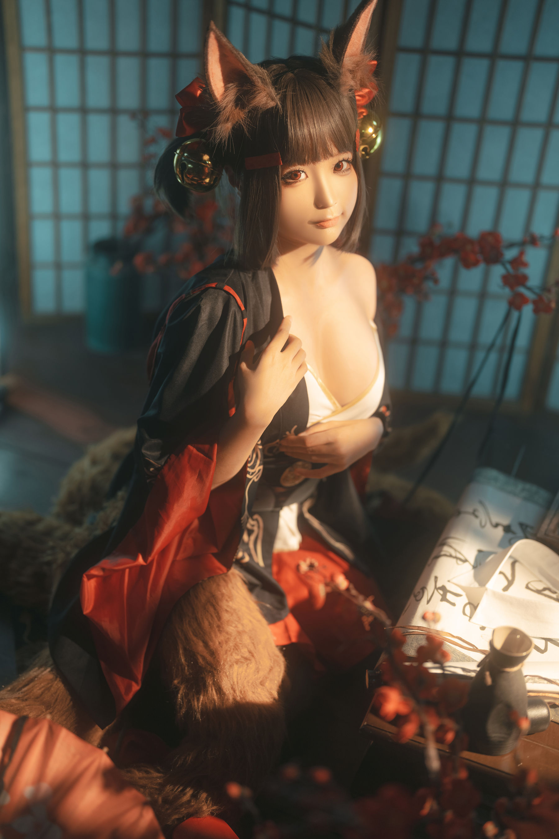 [网红COSER] 动漫博主蠢沫沫 - 小赤城/(52P)