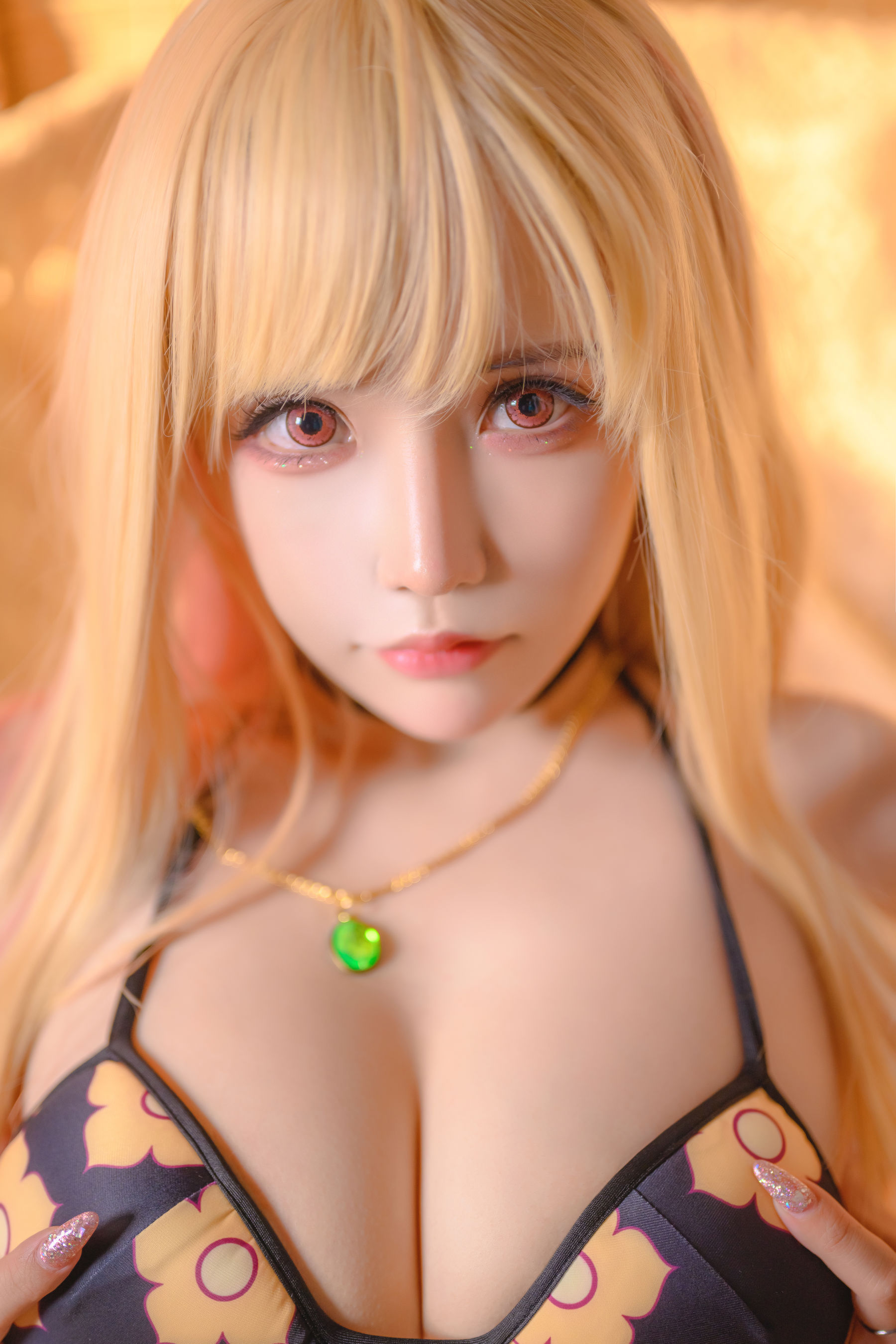 [网红COSER] 二次元妹子抱走莫子aa - 喜多川泳装/(44P)