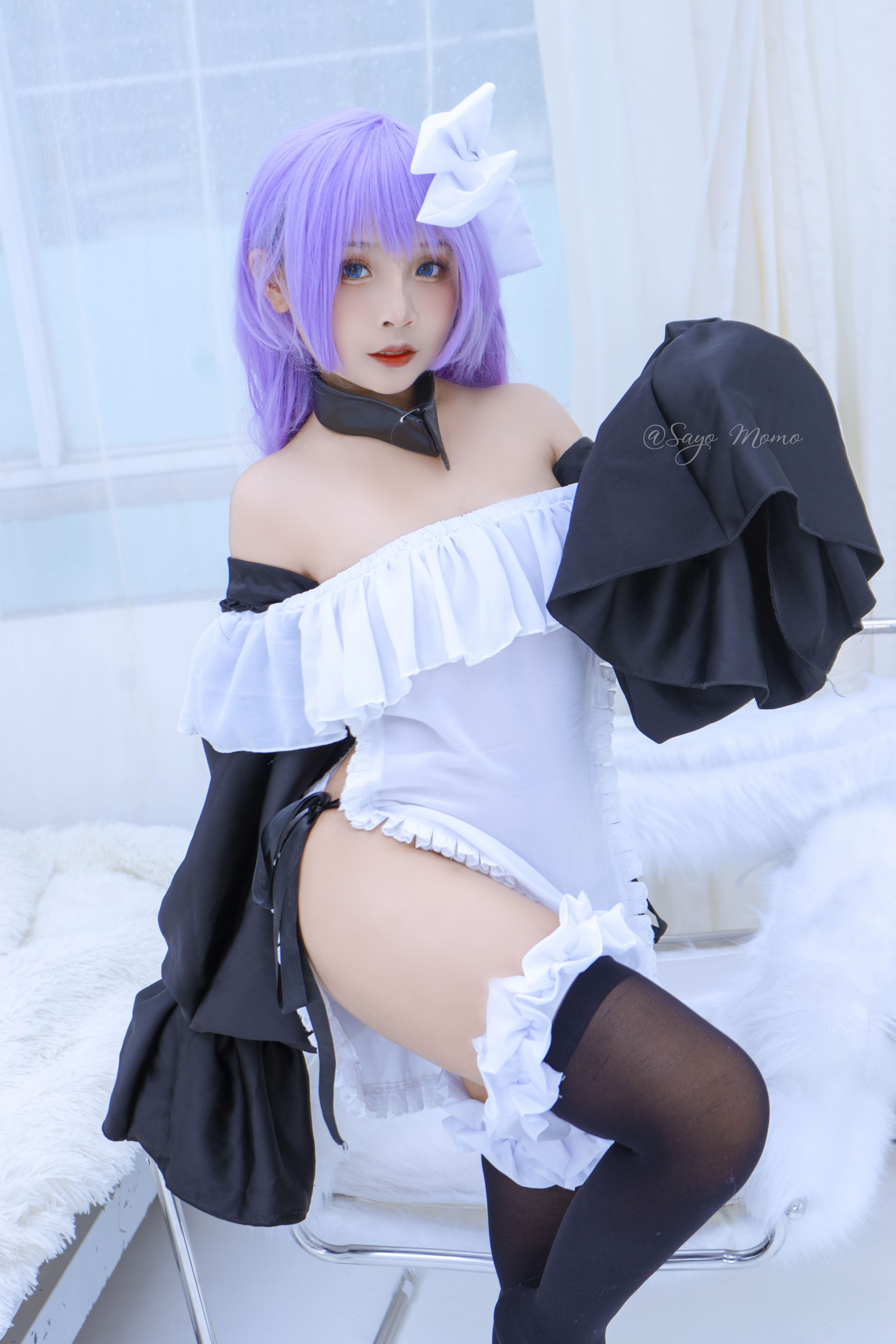 [网红COSER] Sayo Momo - FGO Meltryllis Maid Art Ver/(20P)