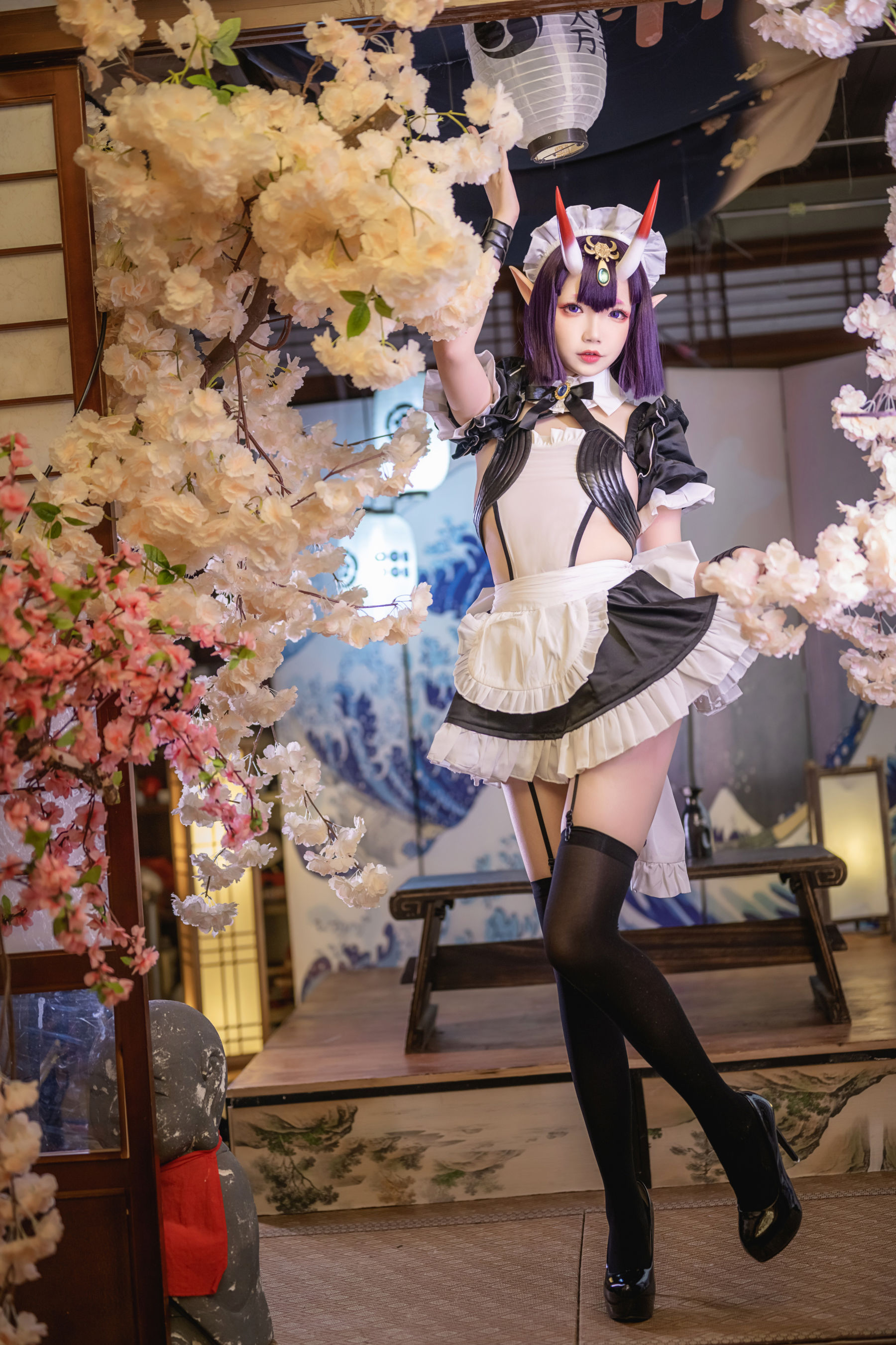 [网红COSER] Yuki亭 - Shuten Douji Maid/(52P)