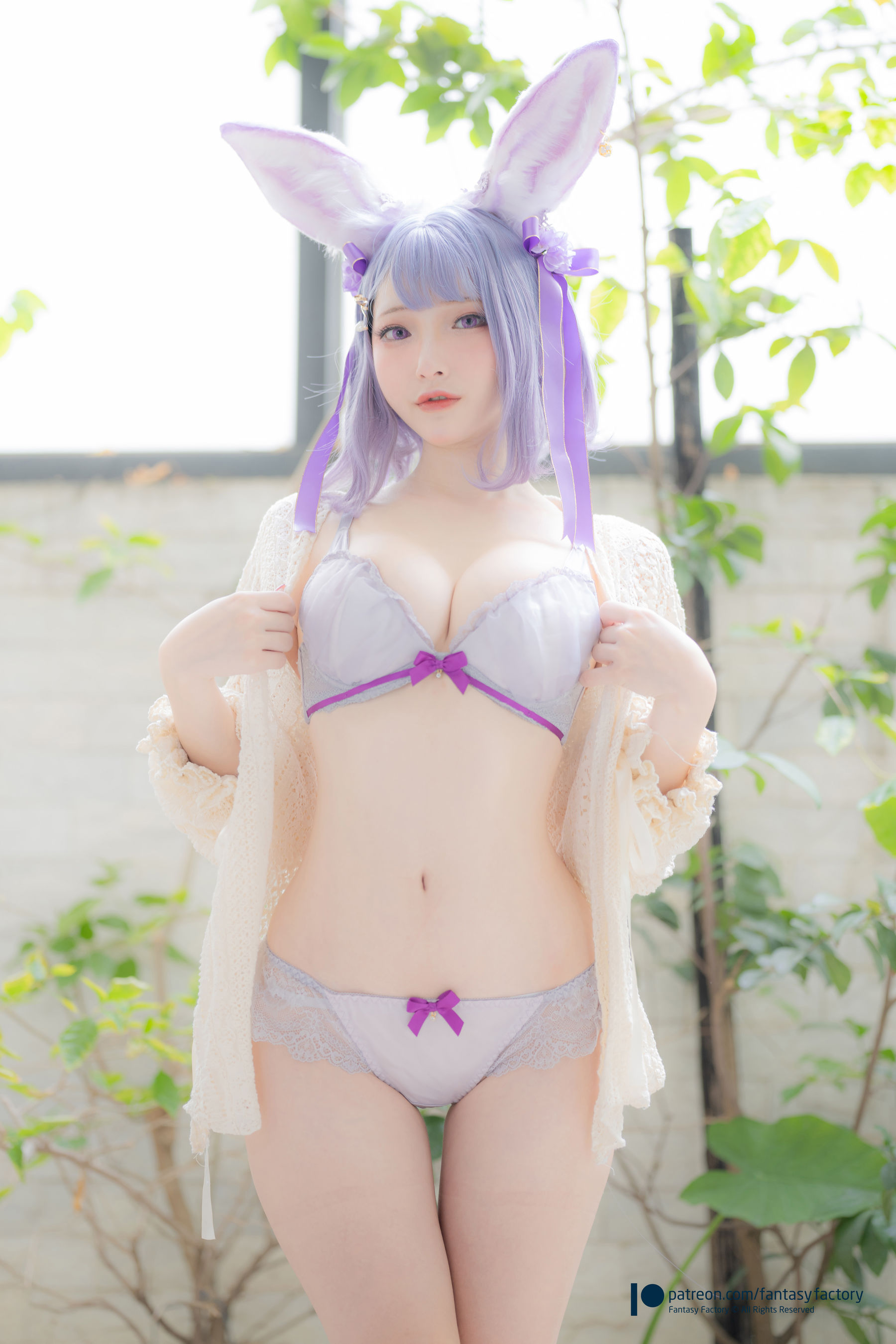 [Fantasy Factory] 小丁Cosplay写真 - 2022.04 兔女郎/(92P)