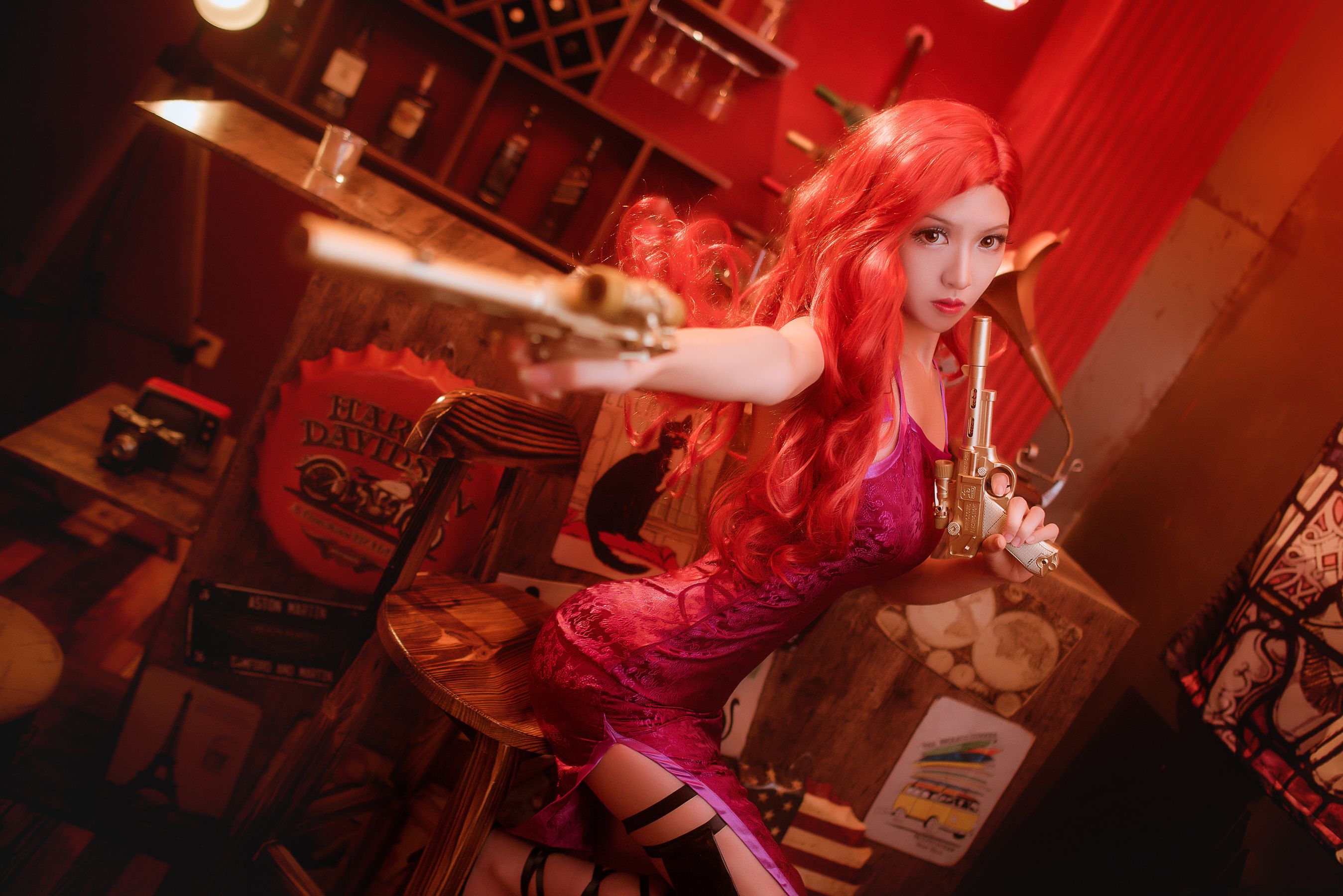 [网红COSER] 超人气Coser鳗鱼霏儿 - 厄运小姐/(11P)