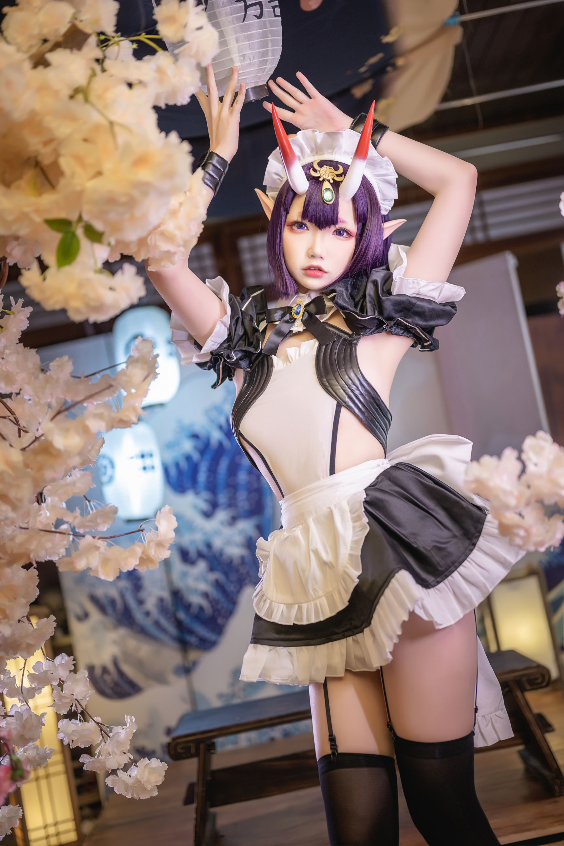 [网红COSER] Yuki亭 - Shuten Douji Maid/(52P)