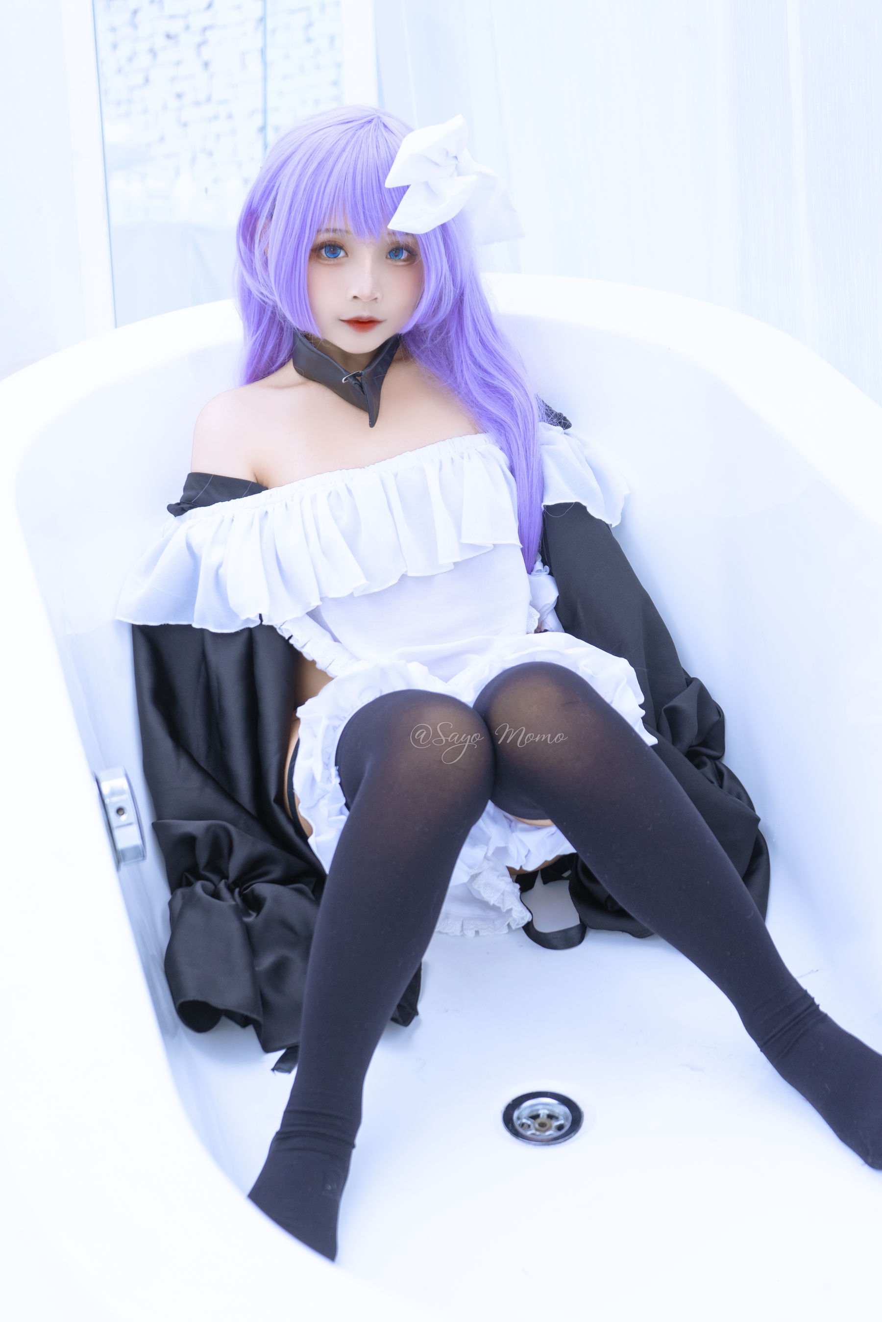 [网红COSER] Sayo Momo - FGO Meltryllis Maid Art Ver/(20P)