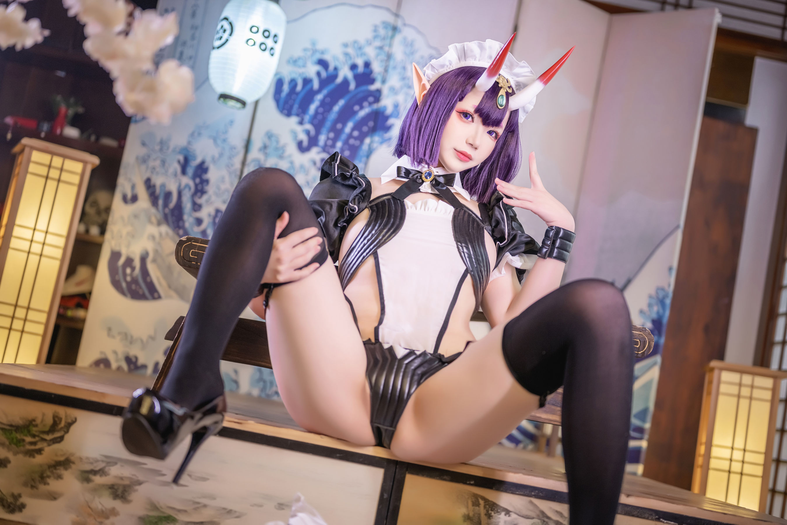 [网红COSER] Yuki亭 - Shuten Douji Maid/(52P)