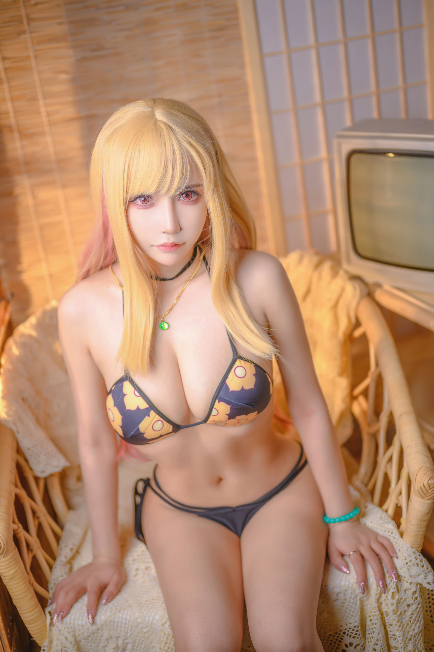 [网红COSER] 二次元妹子抱走莫子aa - 喜多川泳装/(44P)