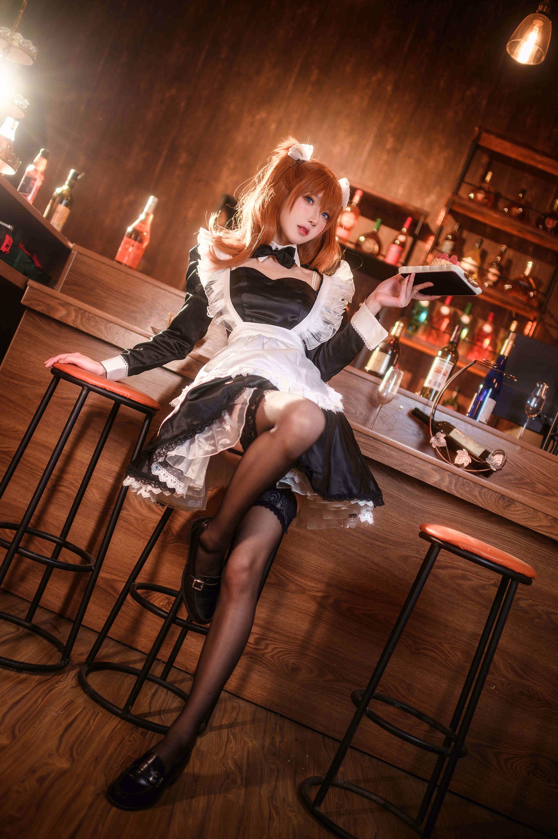 [网红COSER] 动漫博主阿包也是兔娘 - 明日香/(27P)