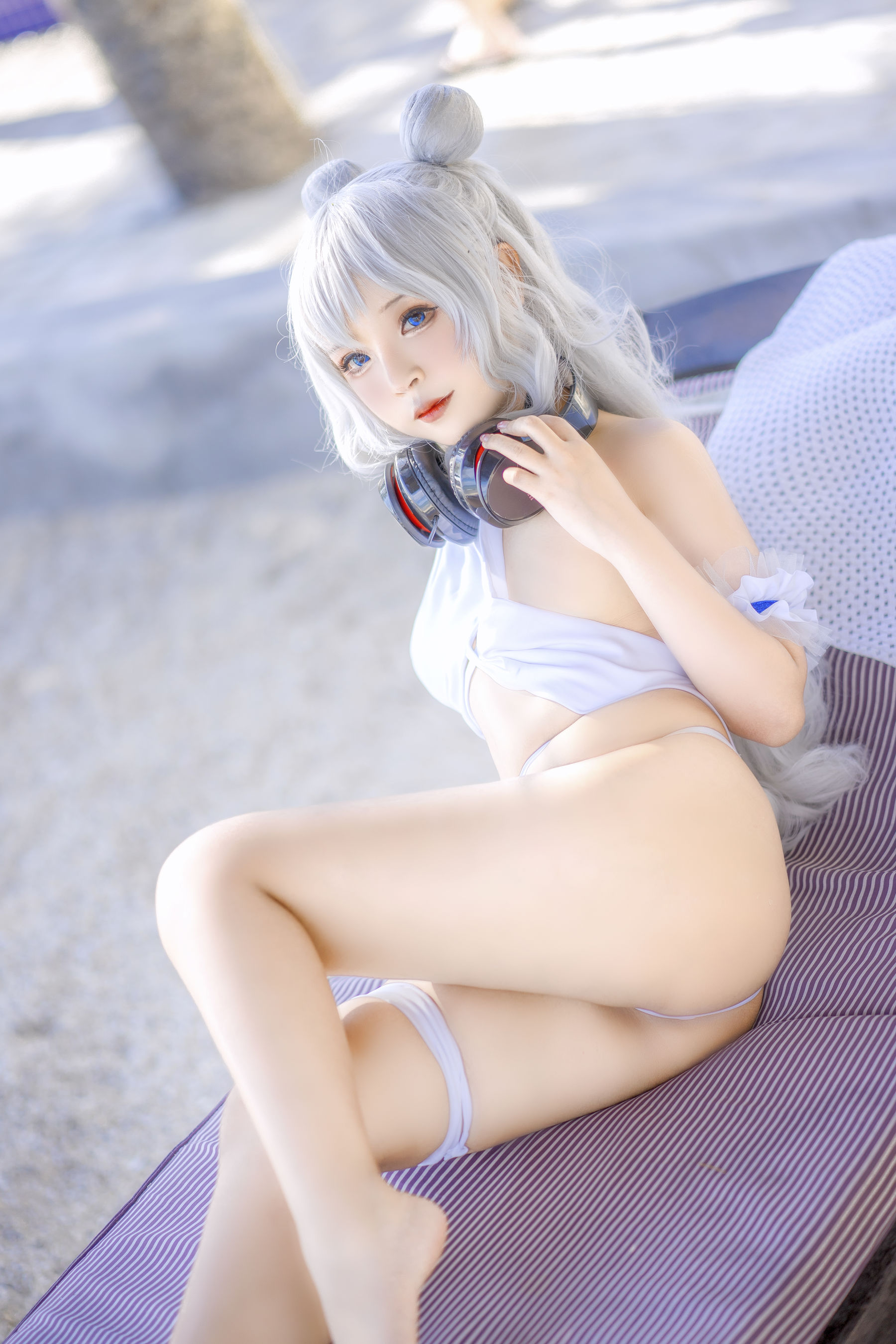 [网红COSER] Sayo Momo - Azur Lane Le Malin bikini/(22P)