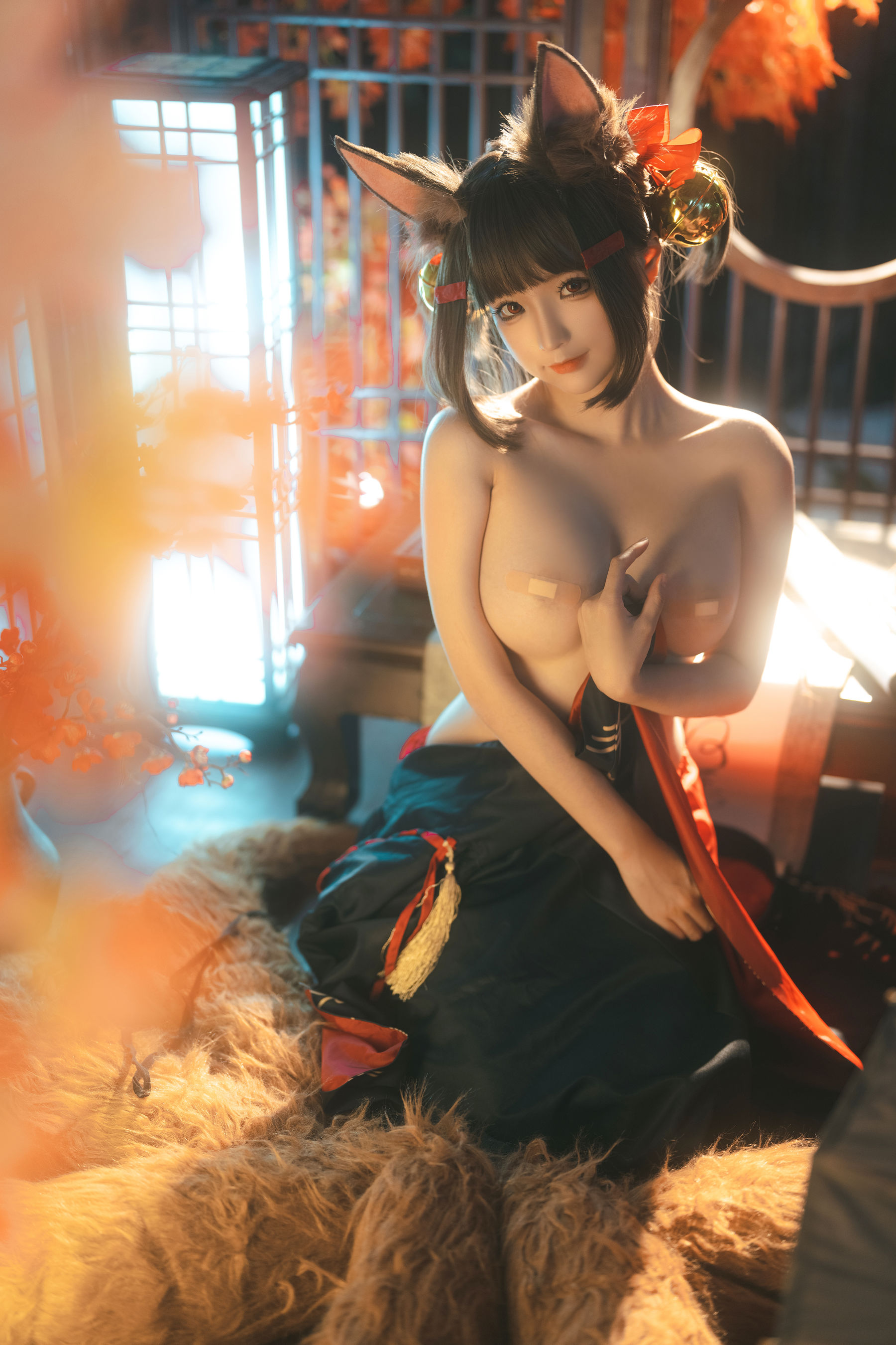 [网红COSER] 动漫博主蠢沫沫 - 小赤城/(52P)