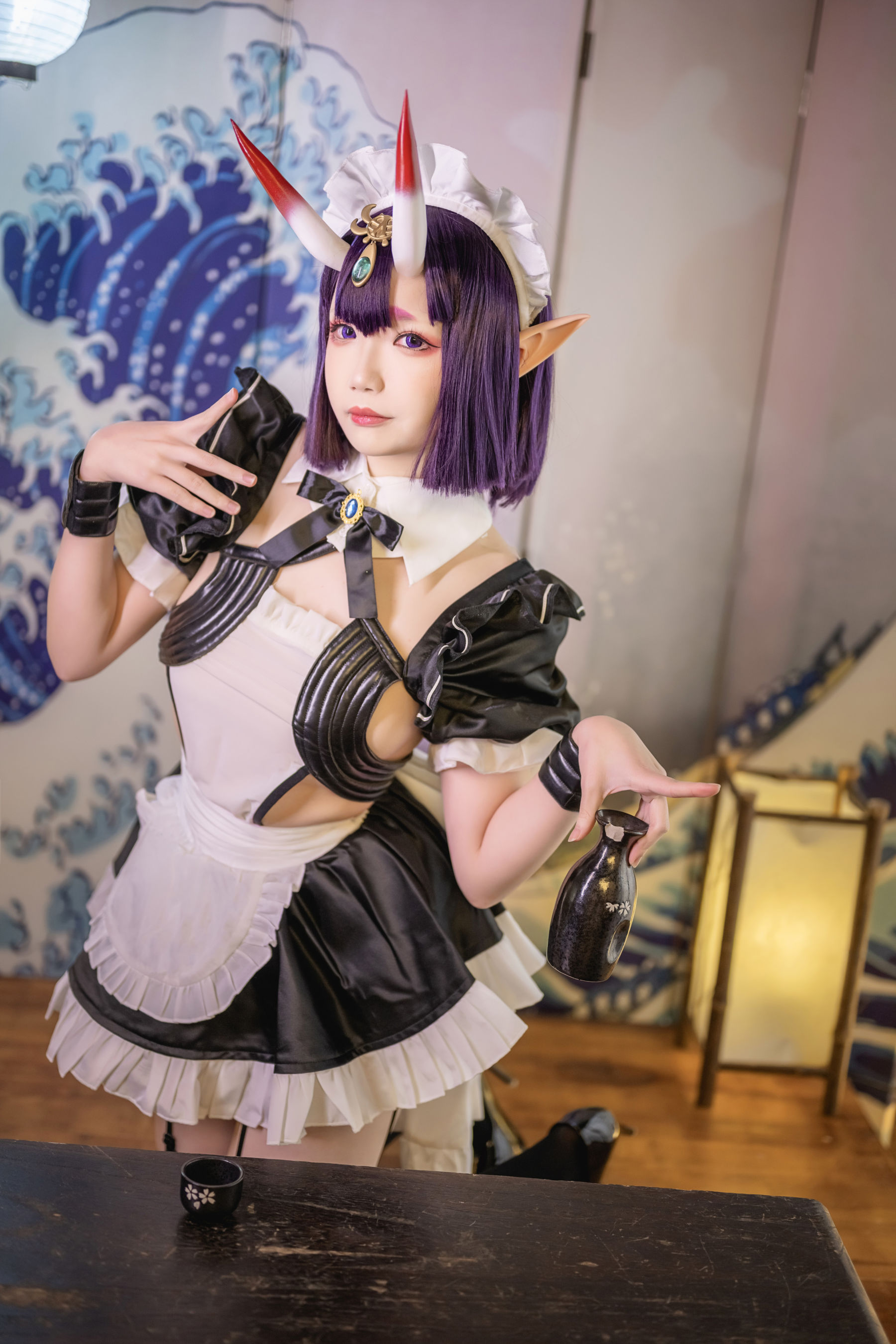 [网红COSER] Yuki亭 - Shuten Douji Maid/(52P)