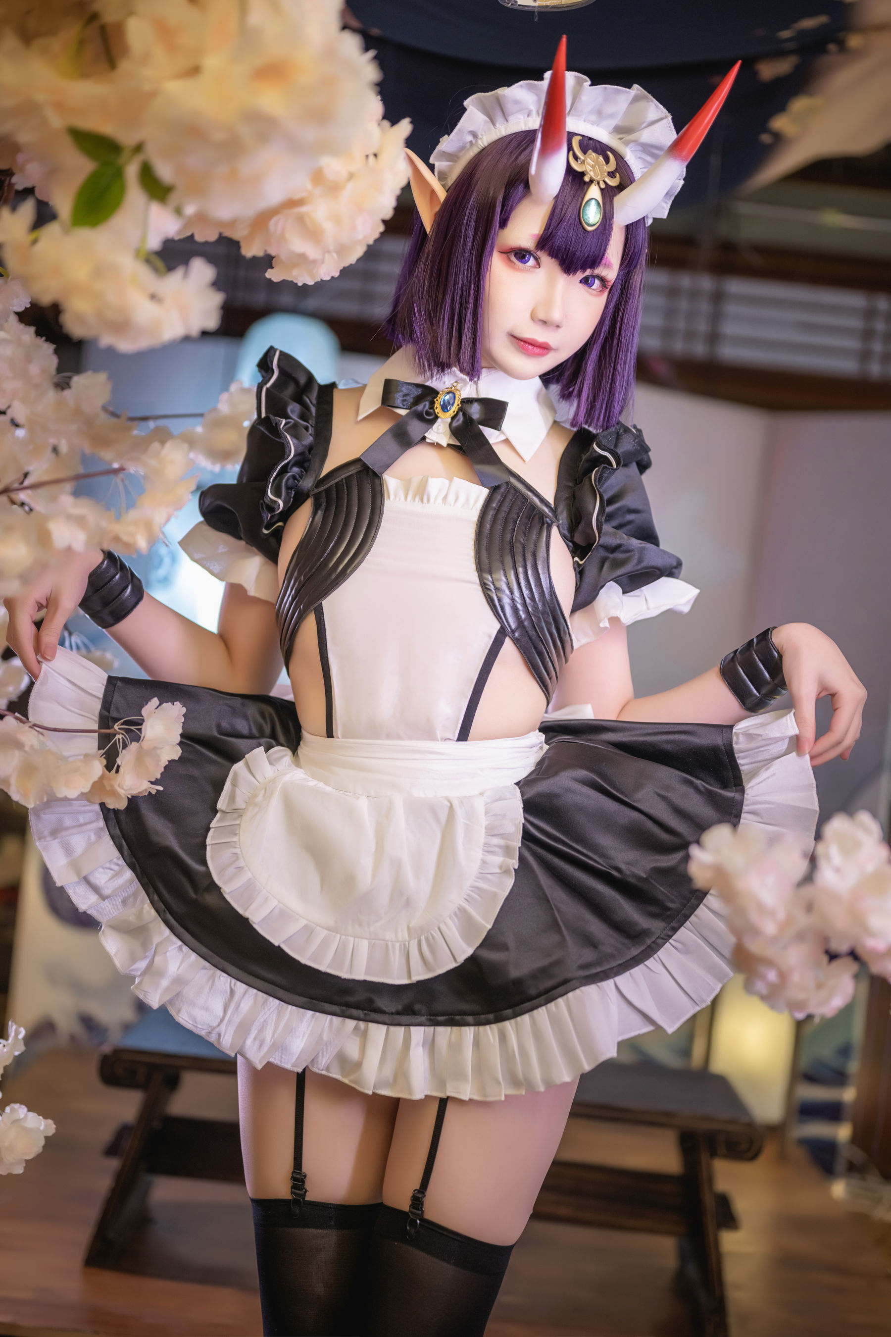 [网红COSER] Yuki亭 - Shuten Douji Maid/(52P)