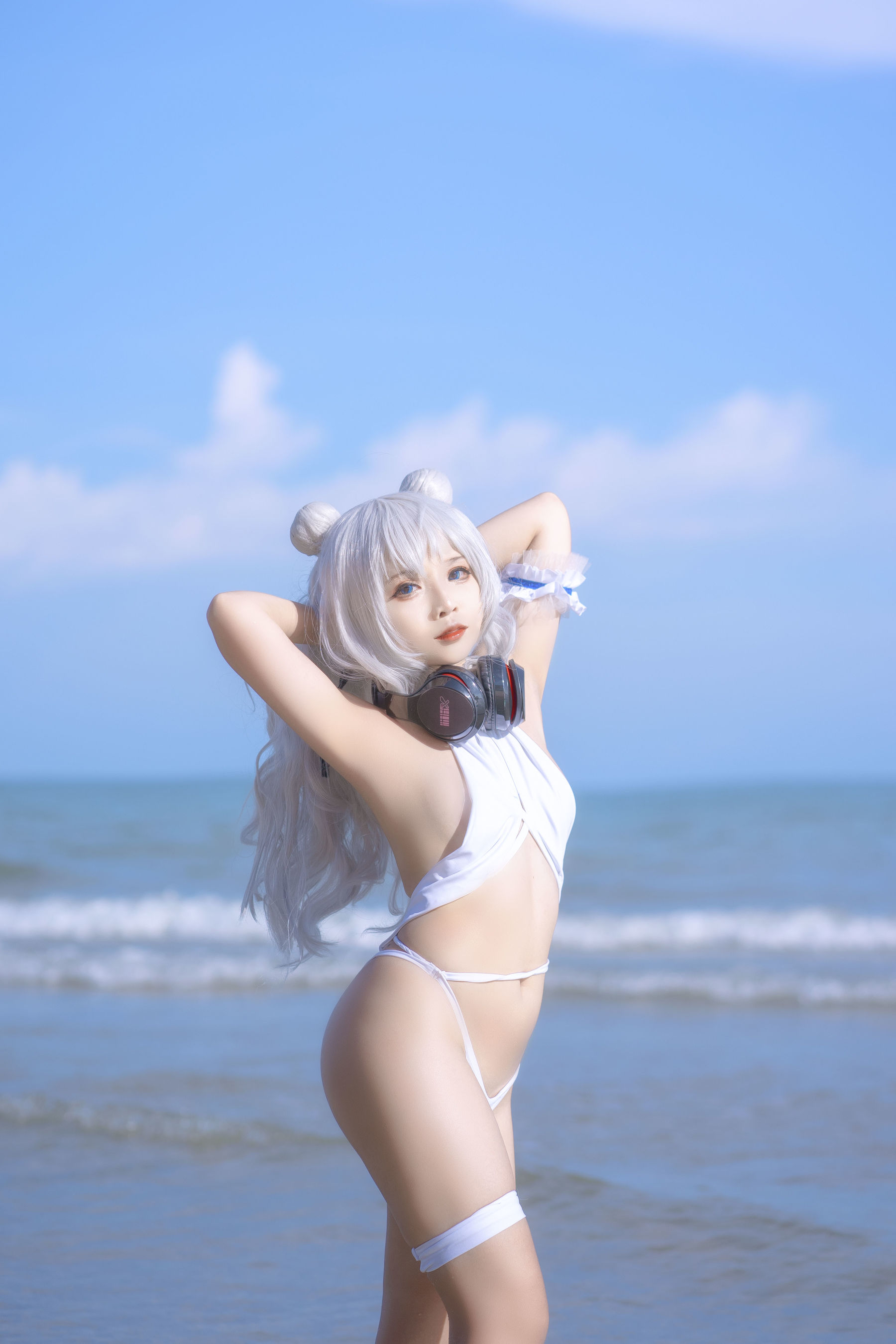 [网红COSER] Sayo Momo - Azur Lane Le Malin bikini/(22P)