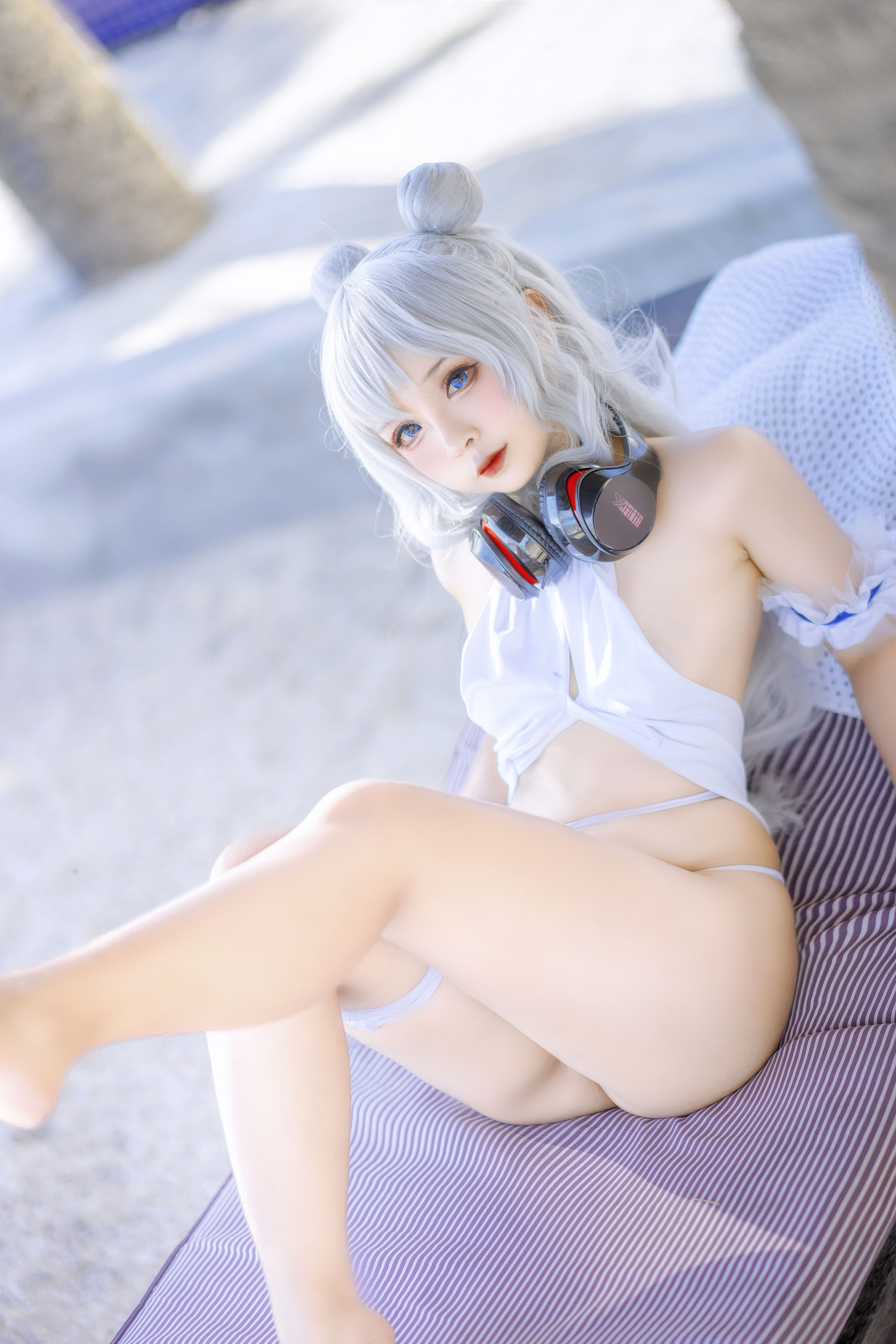 [网红COSER] Sayo Momo - Azur Lane Le Malin bikini/(22P)