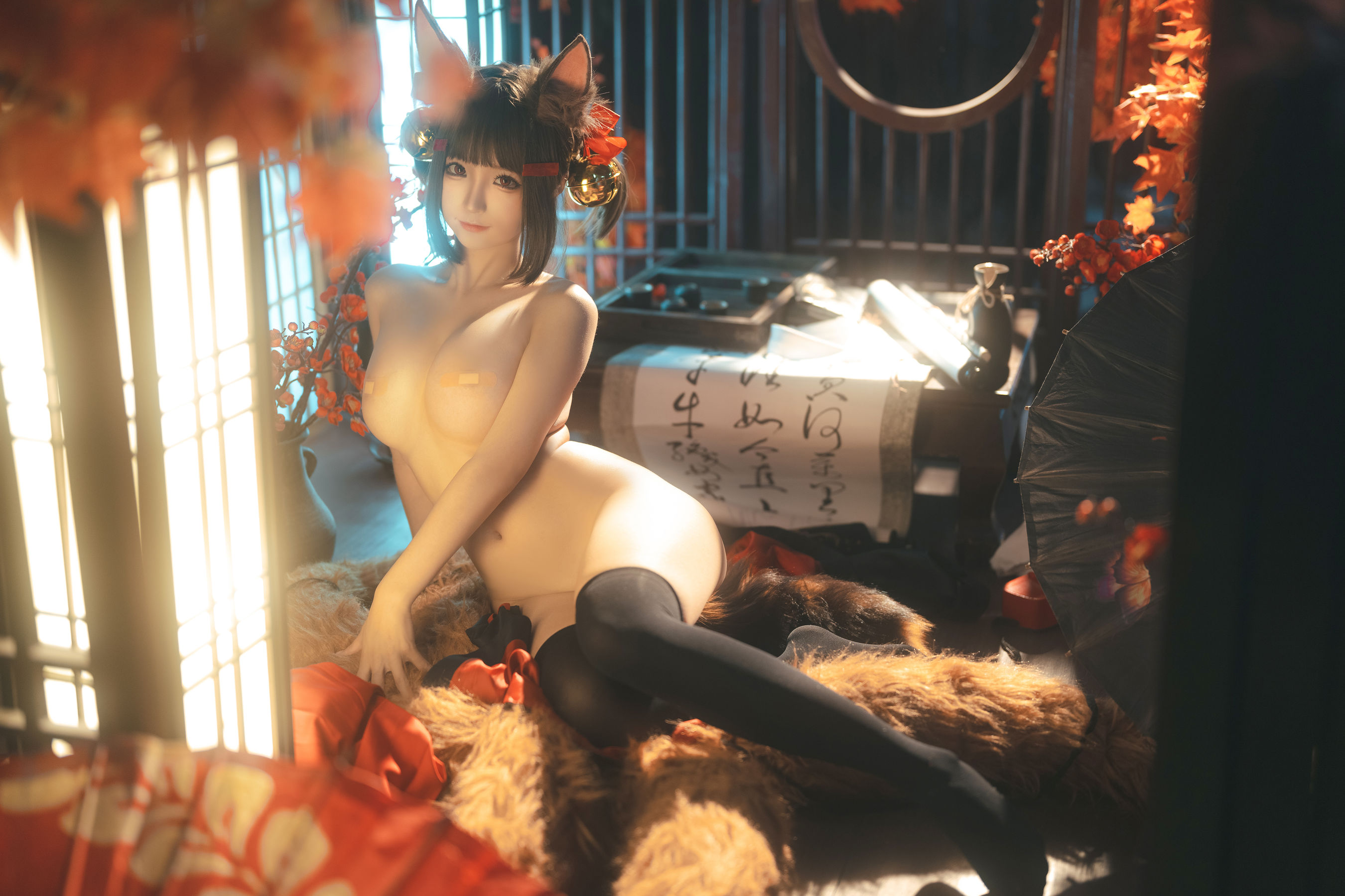 [网红COSER] 动漫博主蠢沫沫 - 小赤城/(52P)