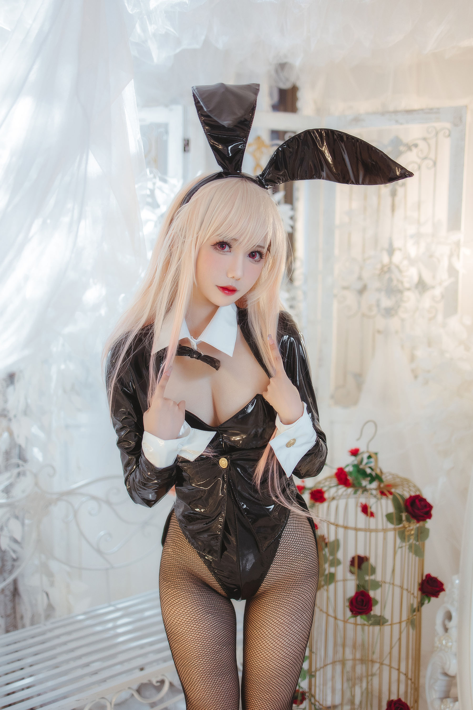 [网红COSER] 仙女月 - 喜多川海梦兔女郎/(25P)