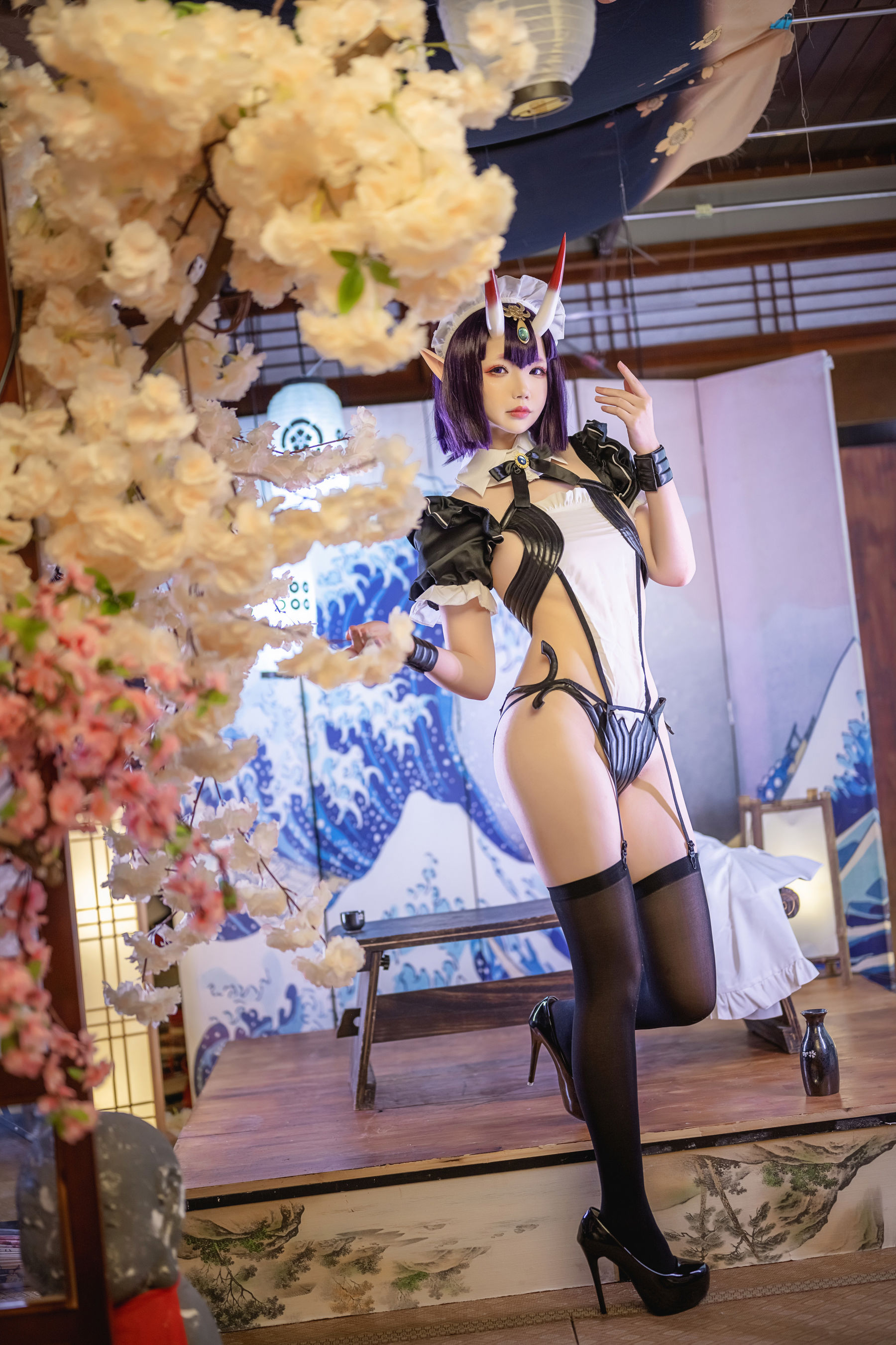 [网红COSER] Yuki亭 - Shuten Douji Maid/(52P)