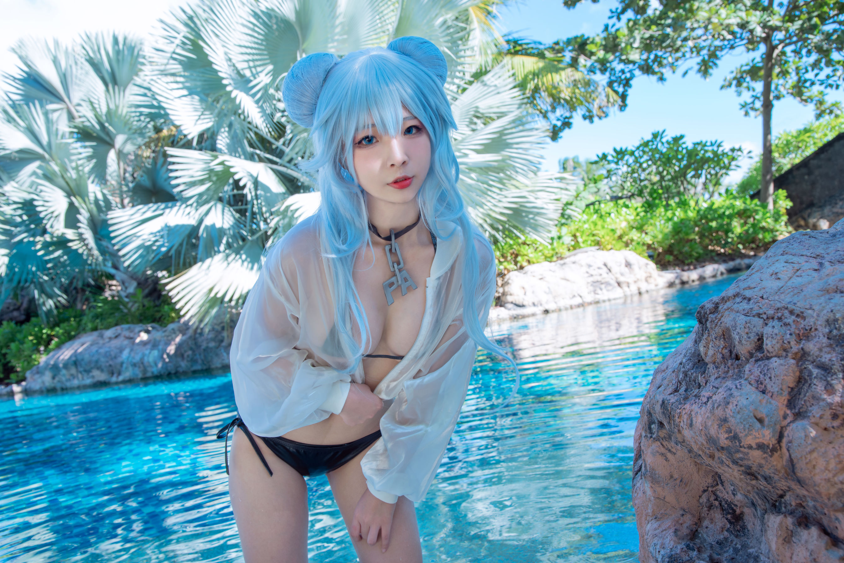 [网红COSER] yuuhui玉汇 - PA15 泳装/(27P)