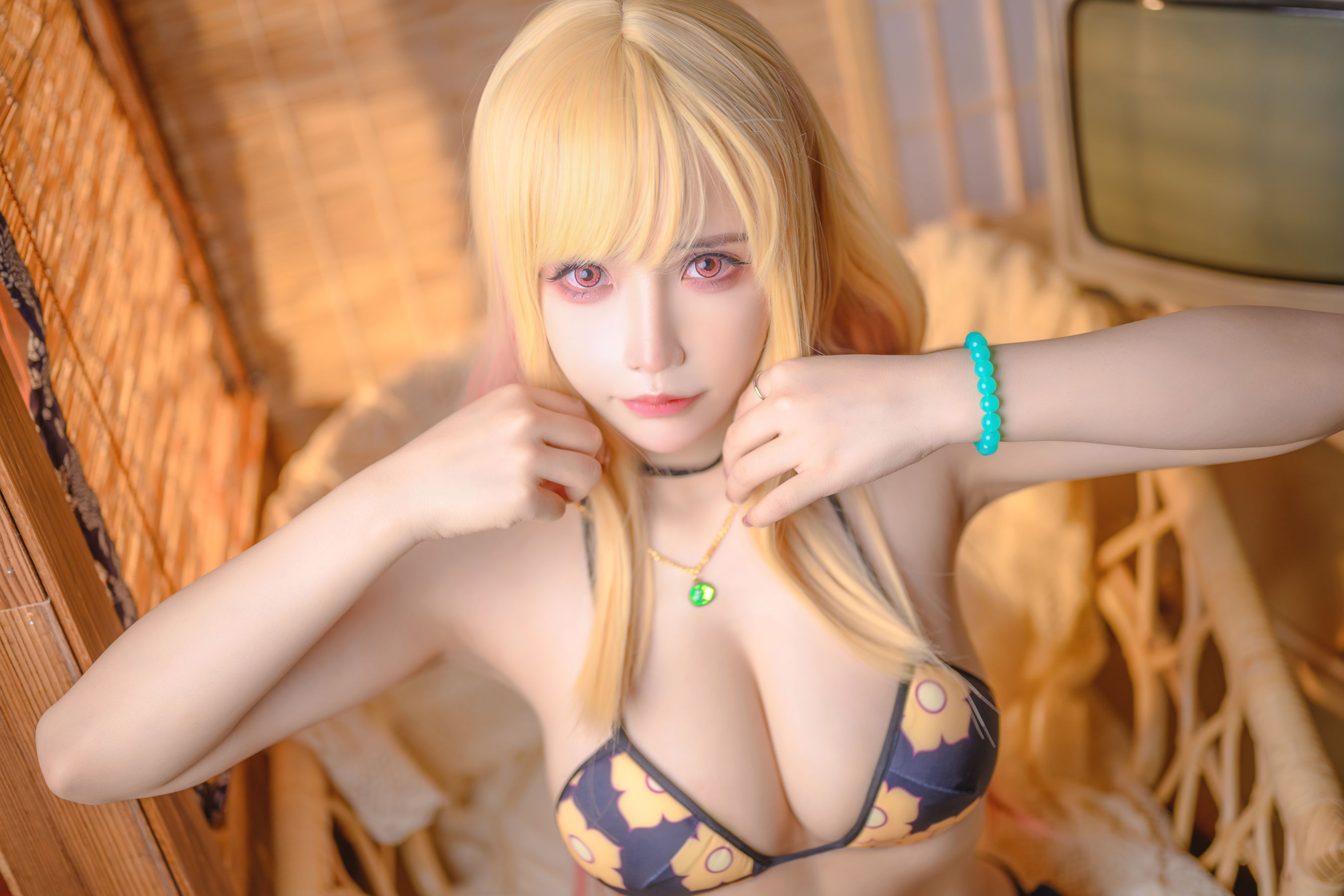 [网红COSER] 二次元妹子抱走莫子aa - 喜多川泳装/(44P)