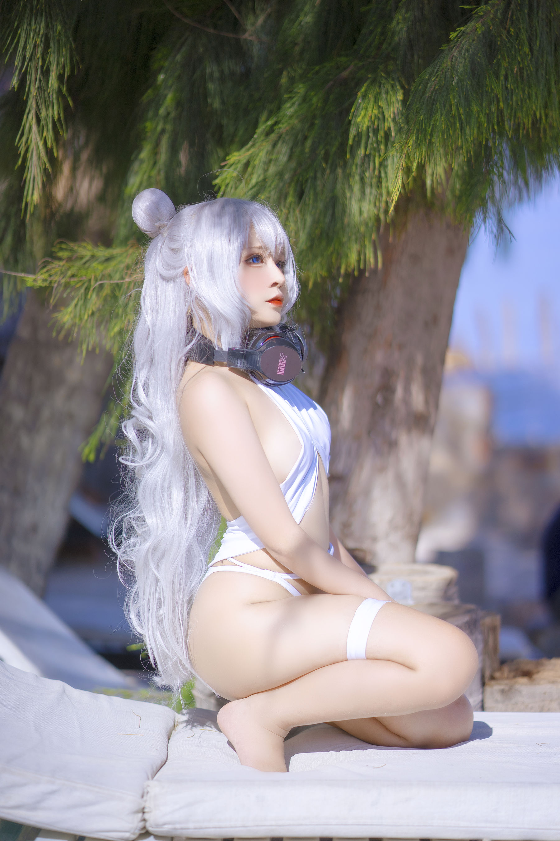 [网红COSER] Sayo Momo - Azur Lane Le Malin bikini/(22P)