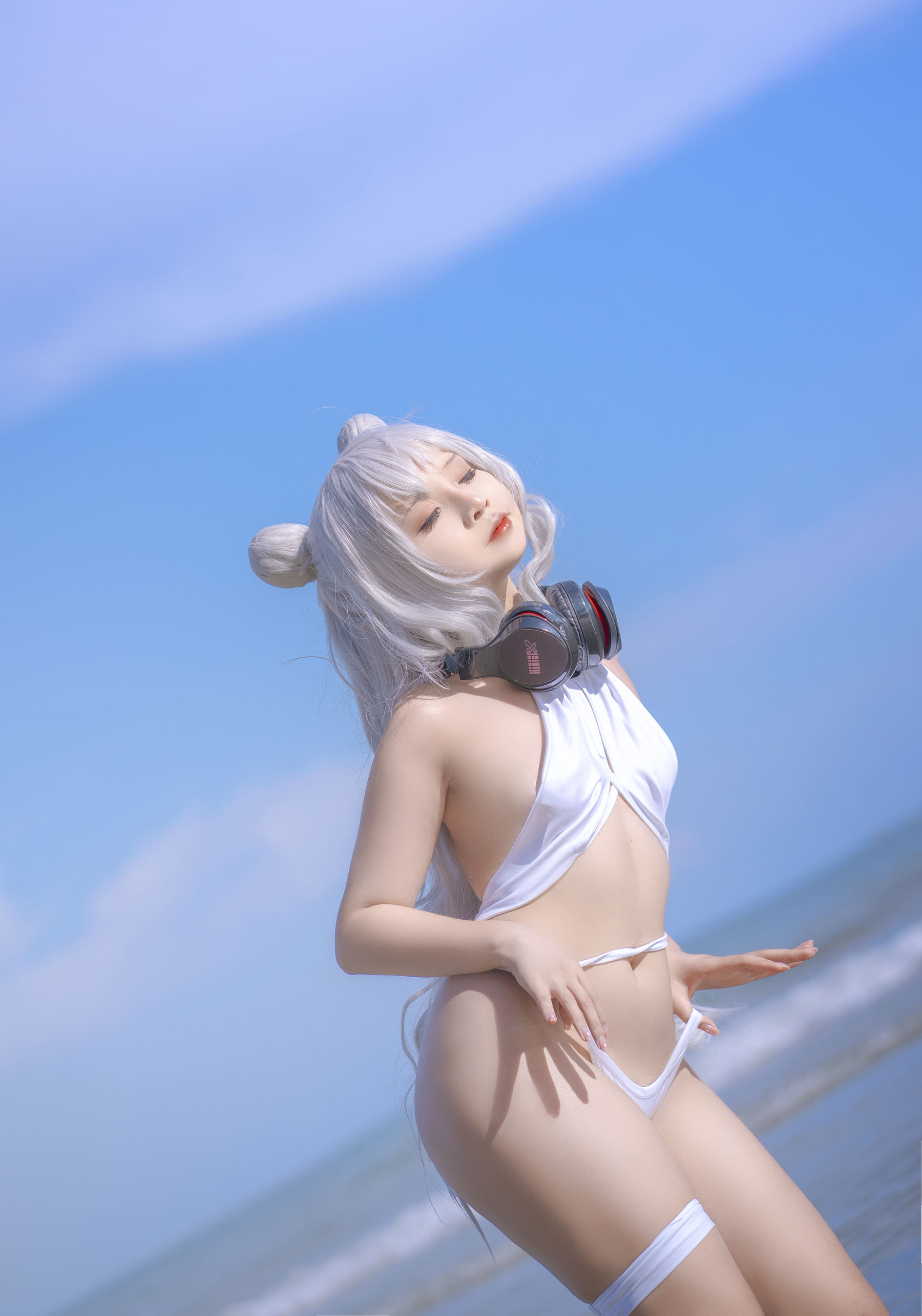 [网红COSER] Sayo Momo - Azur Lane Le Malin bikini/(22P)