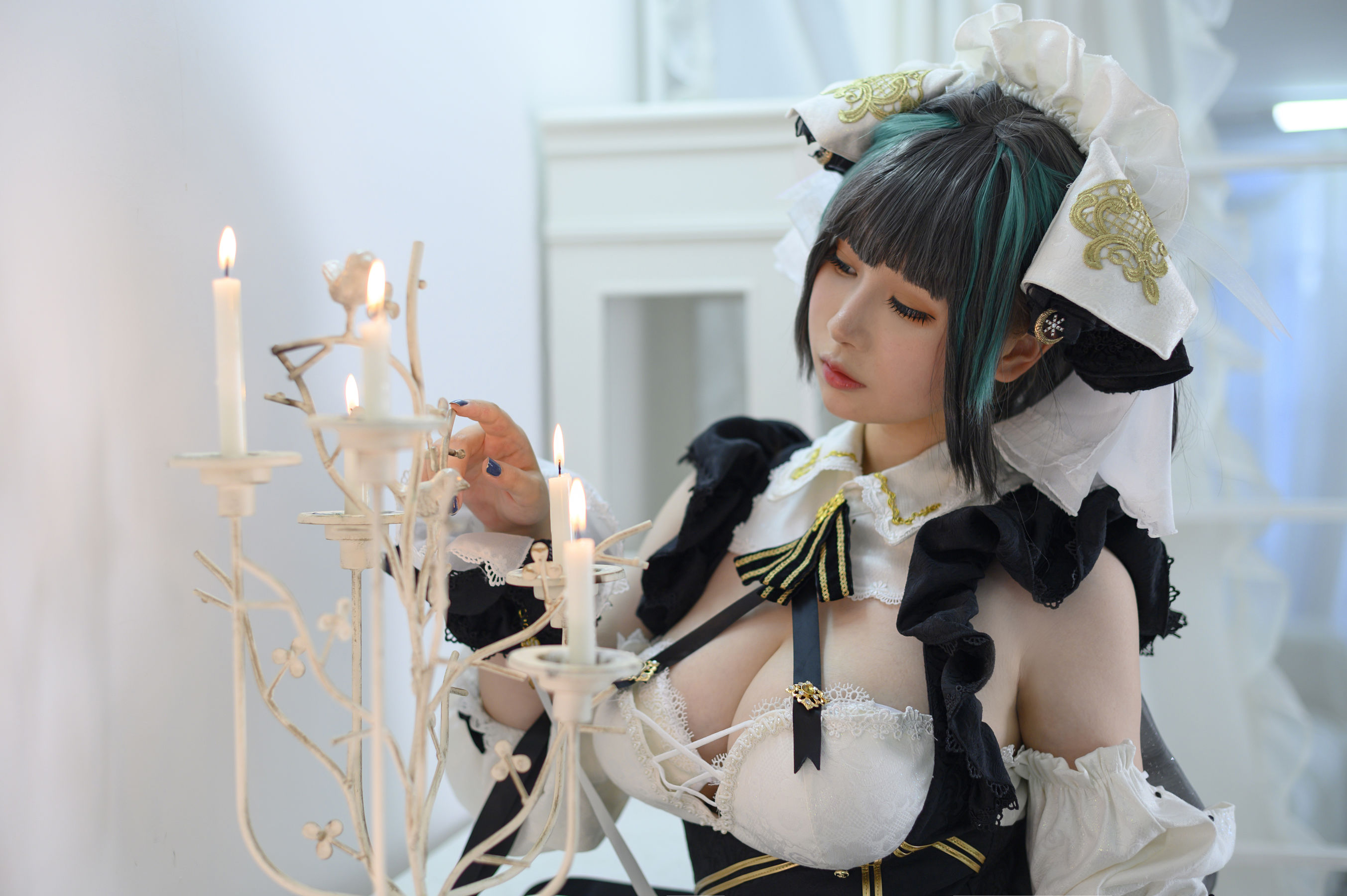 [网红COSER] 二次元美少女PAKI酱 - 柴郡/(40P)