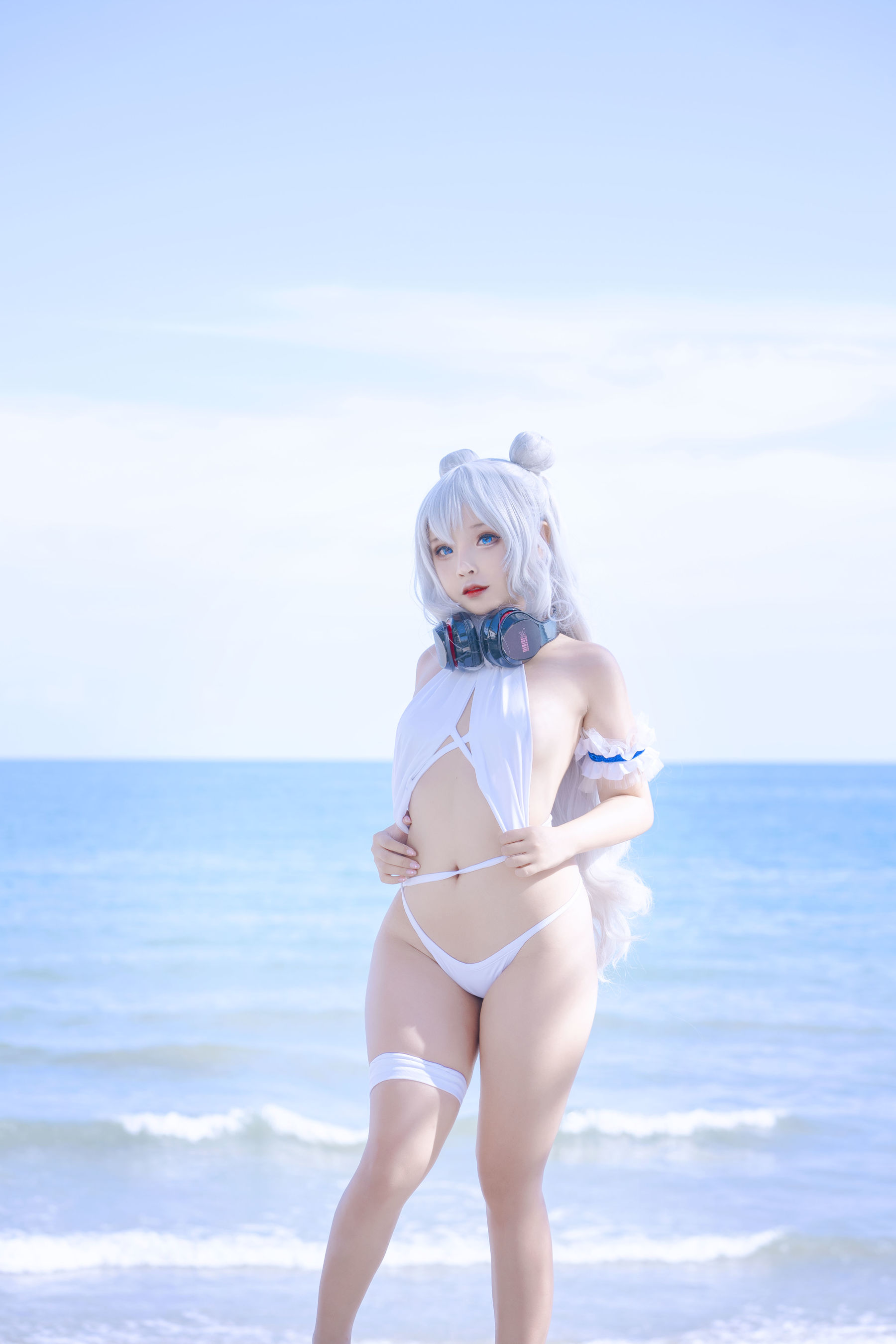 [网红COSER] Sayo Momo - Azur Lane Le Malin bikini/(22P)