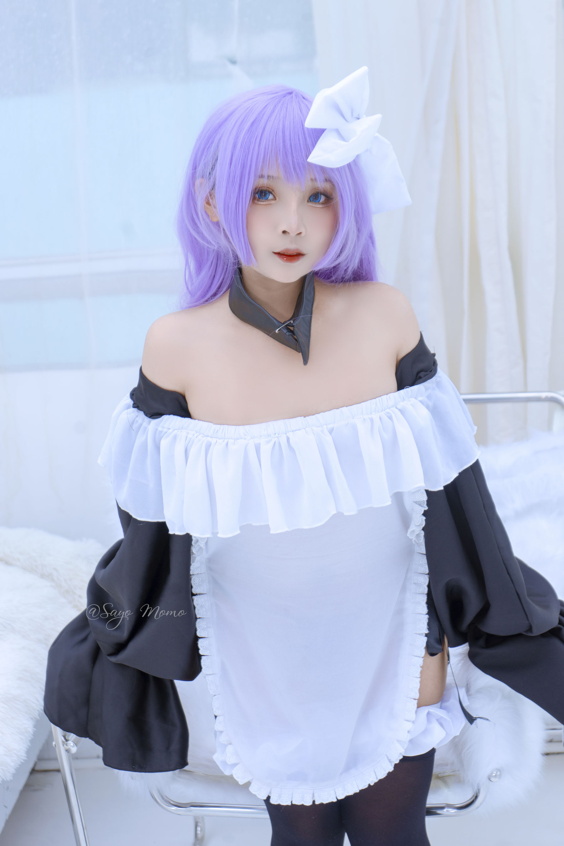 [网红COSER] Sayo Momo - FGO Meltryllis Maid Art Ver/(20P)