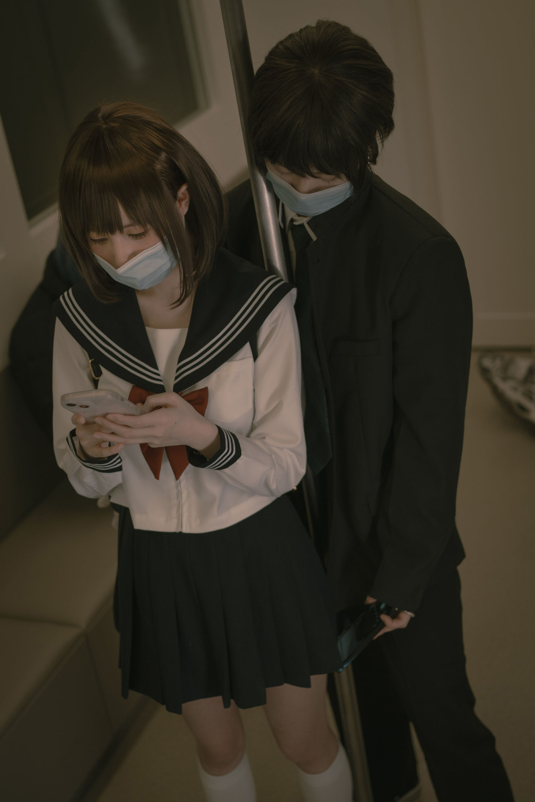 [网红COSER] 西园寺南歌写真 - 电车物语/(125P)