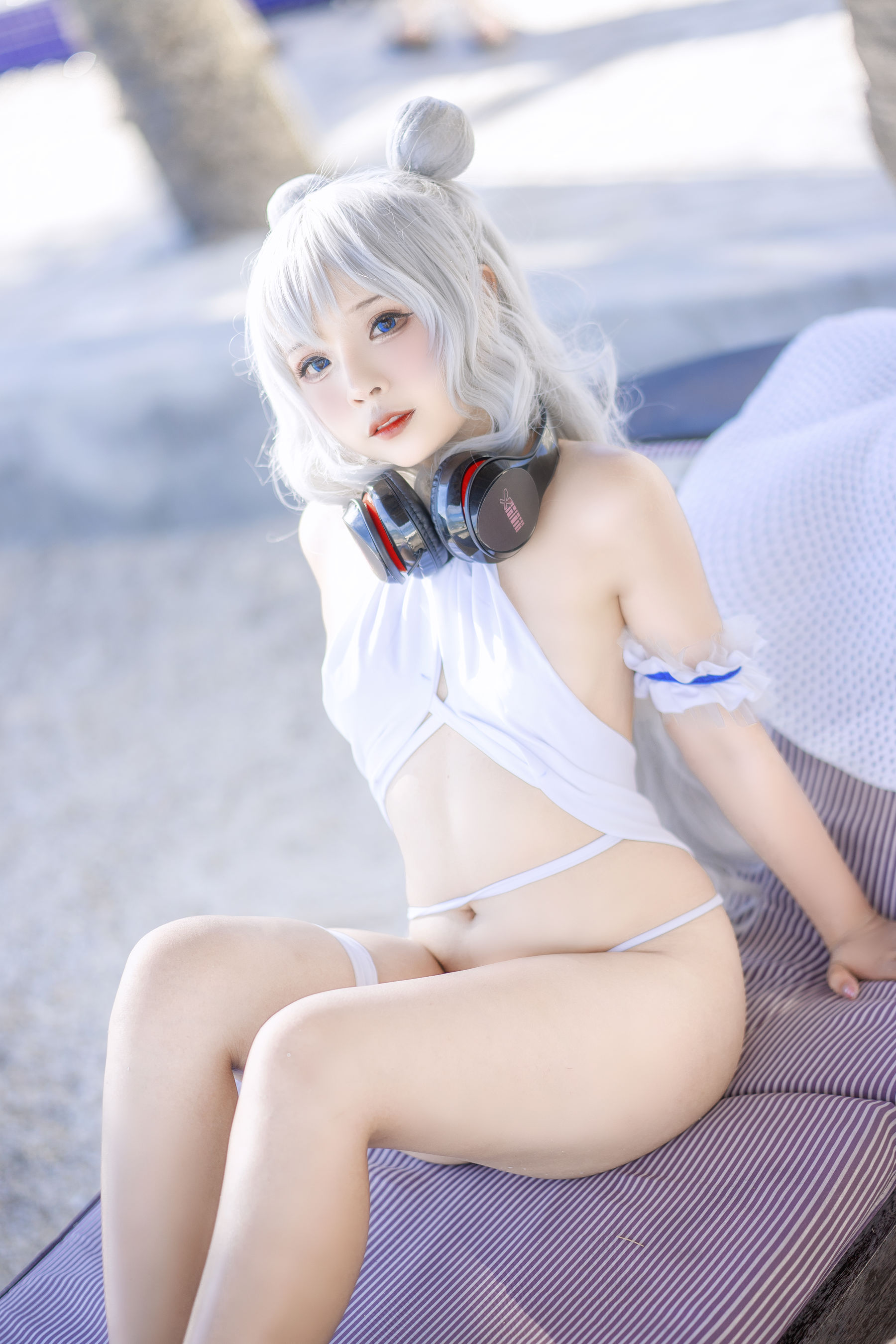 [网红COSER] Sayo Momo - Azur Lane Le Malin bikini/(22P)