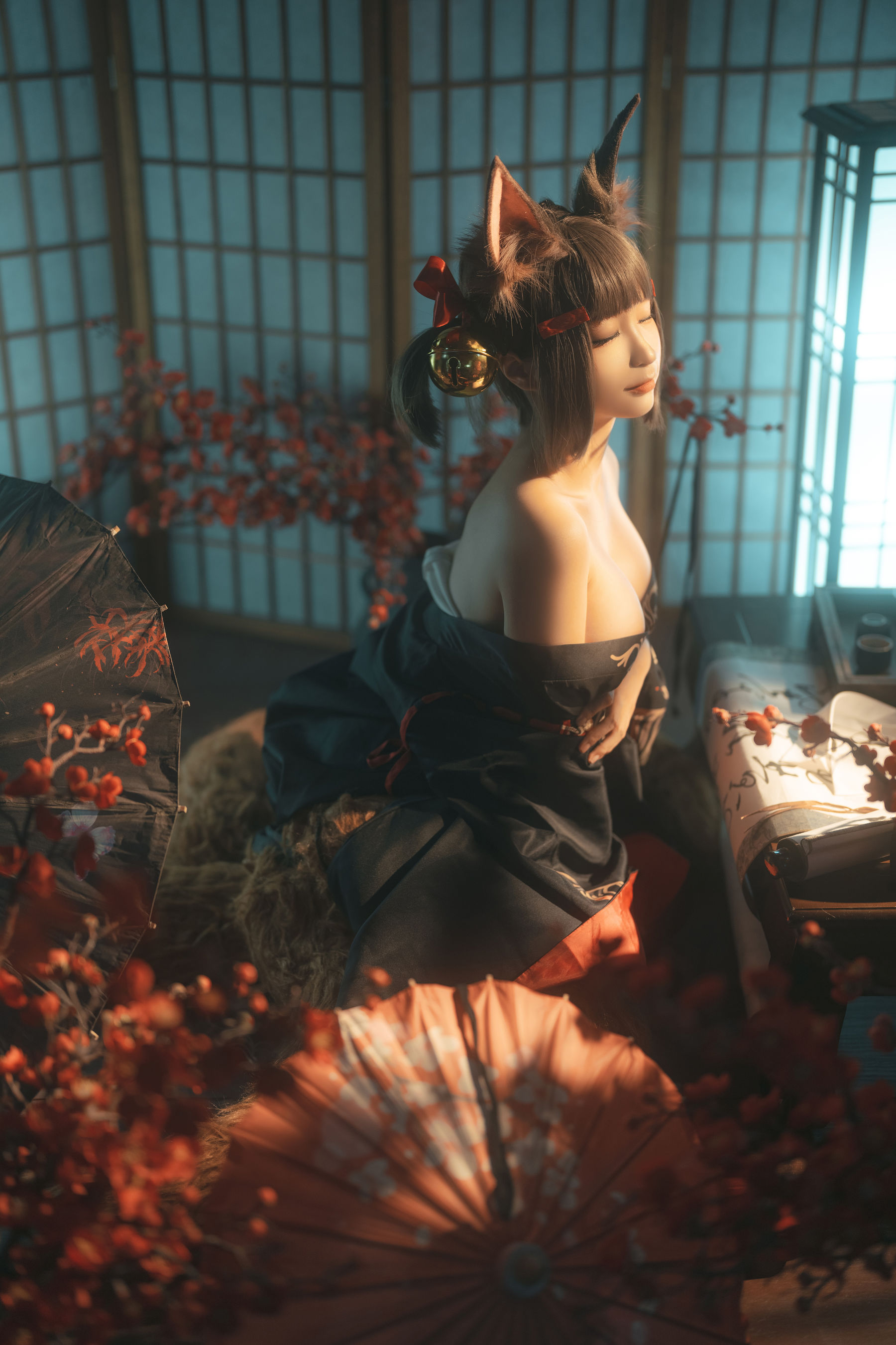 [网红COSER] 动漫博主蠢沫沫 - 小赤城/(52P)