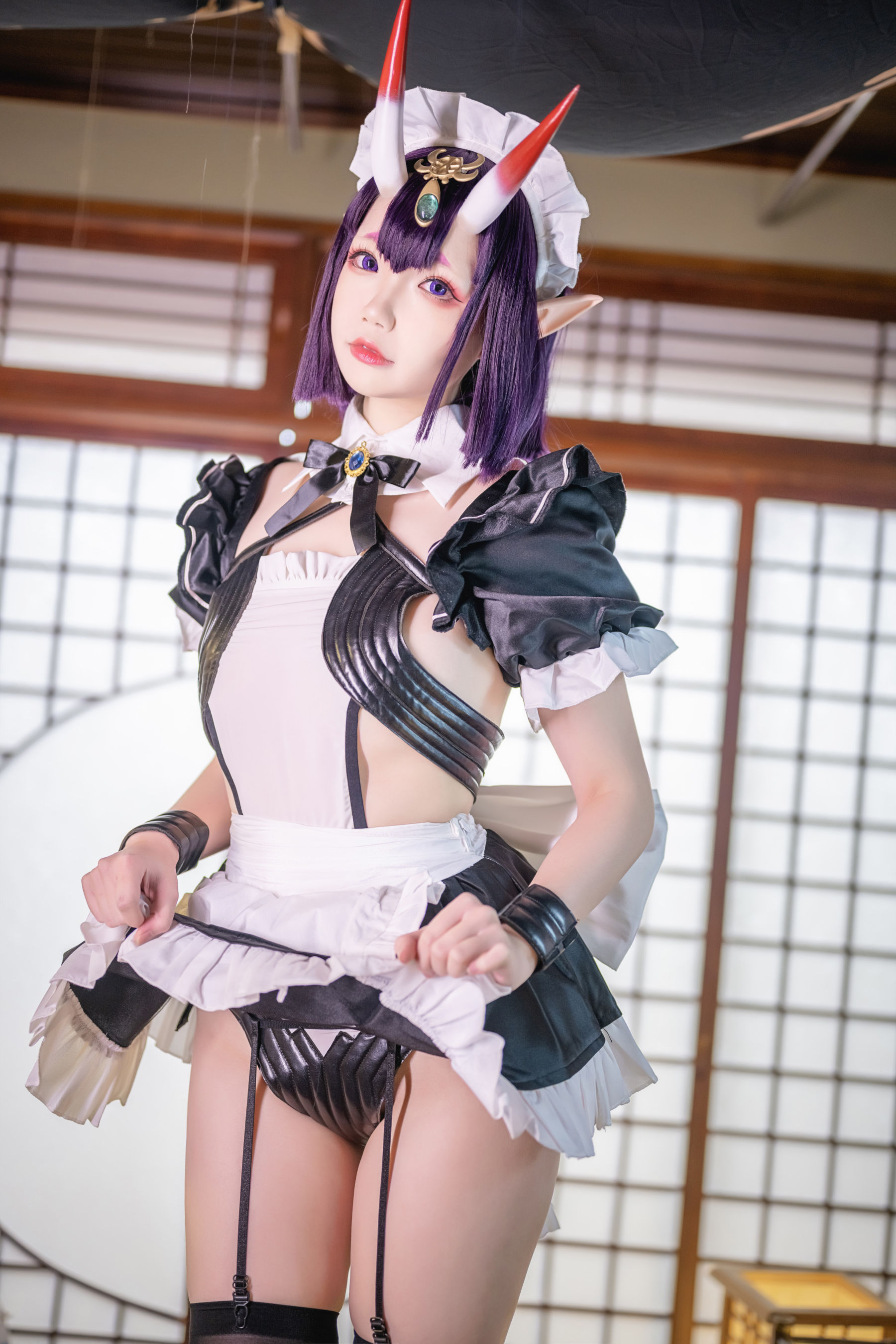 [网红COSER] Yuki亭 - Shuten Douji Maid/(52P)