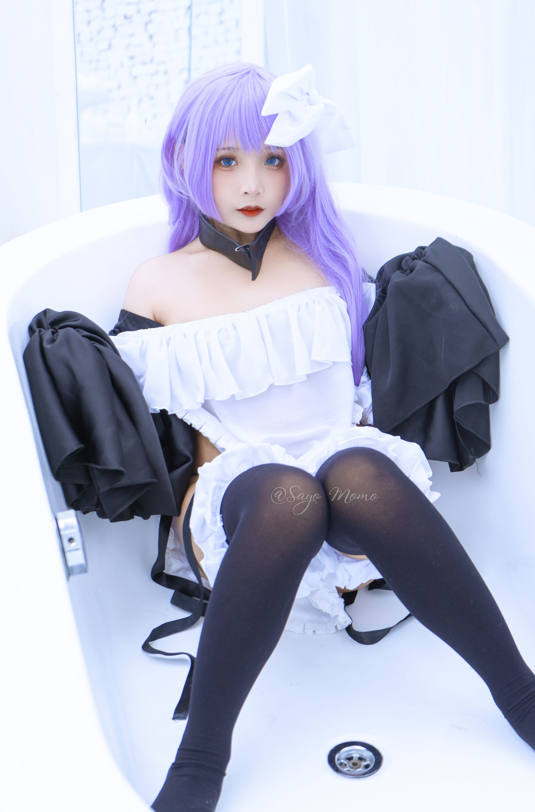 [网红COSER] Sayo Momo - FGO Meltryllis Maid Art Ver/(20P)