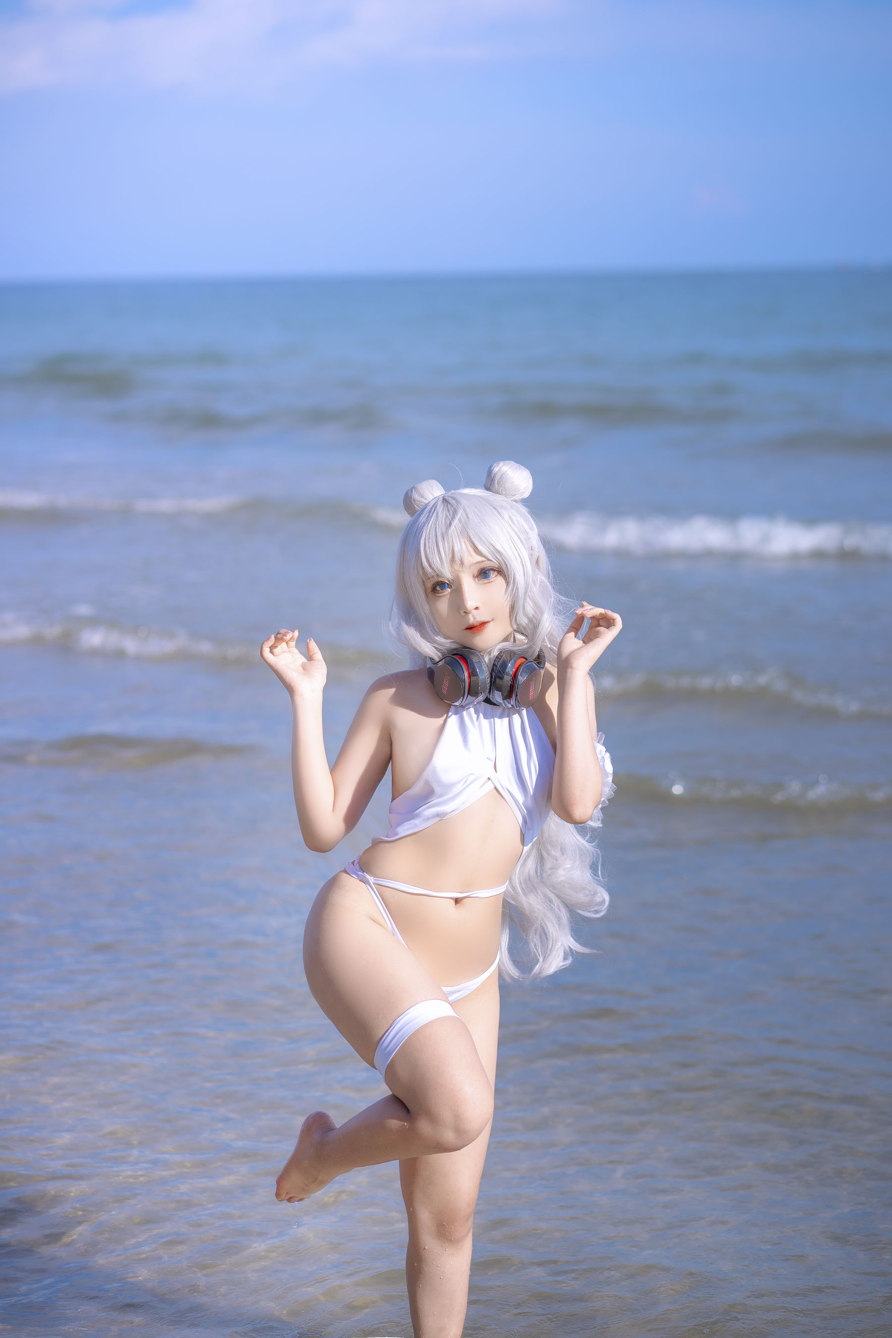 [网红COSER] Sayo Momo - Azur Lane Le Malin bikini/(22P)