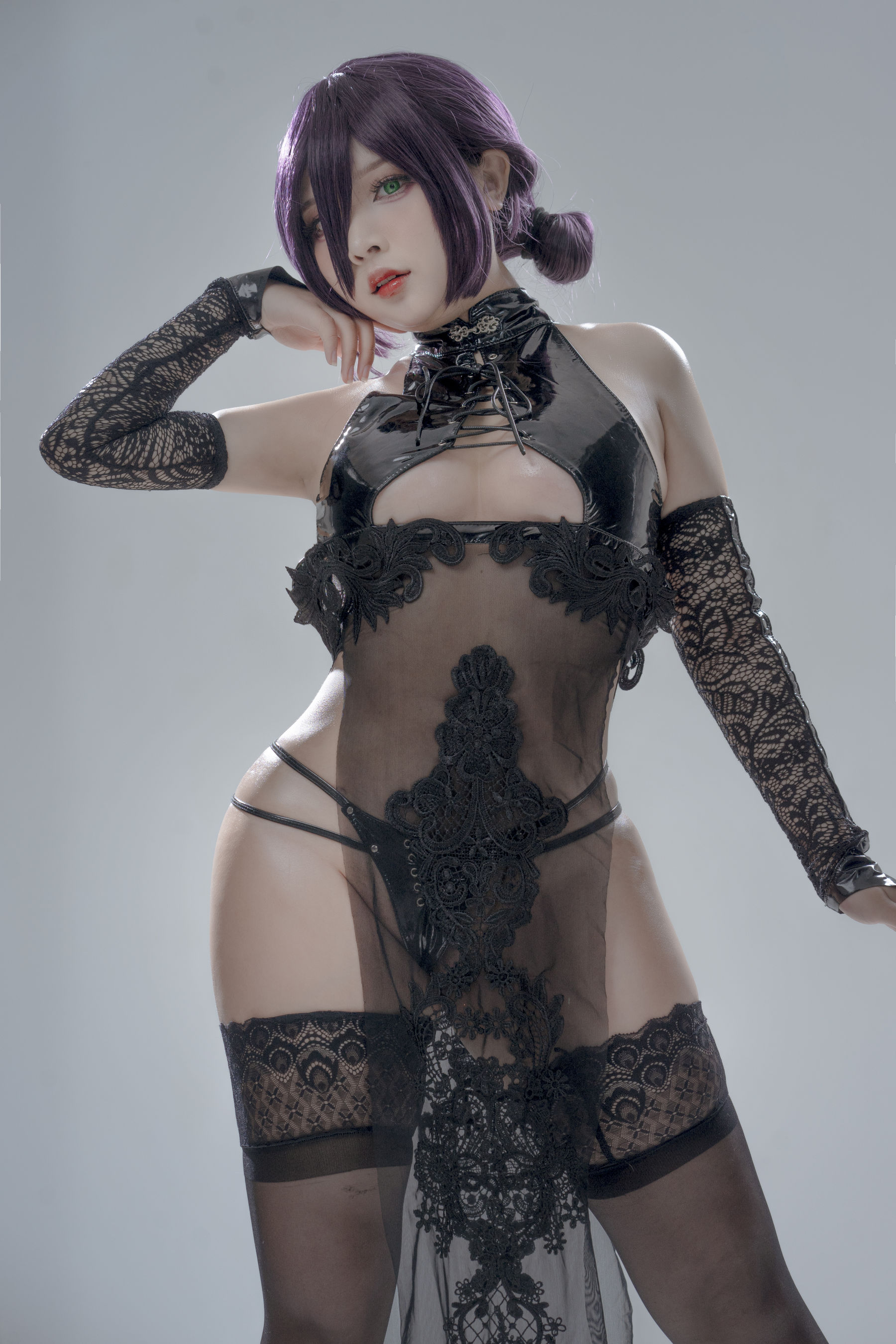 [网红COSER] Sayo Momo - Chainsaw Man Cheongsam Reze/(10P)