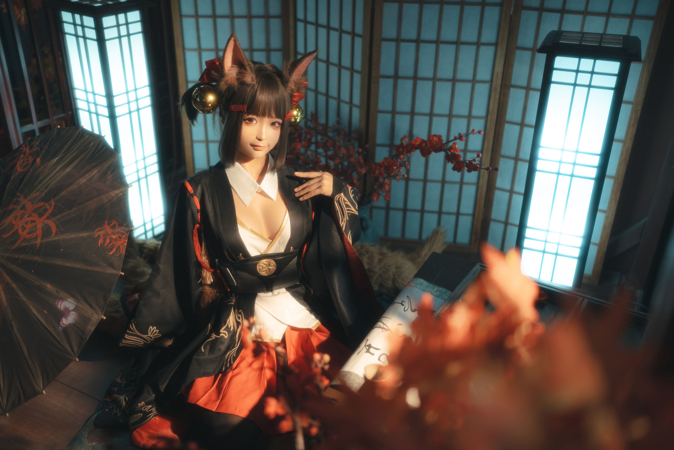 [网红COSER] 动漫博主蠢沫沫 - 小赤城/(52P)