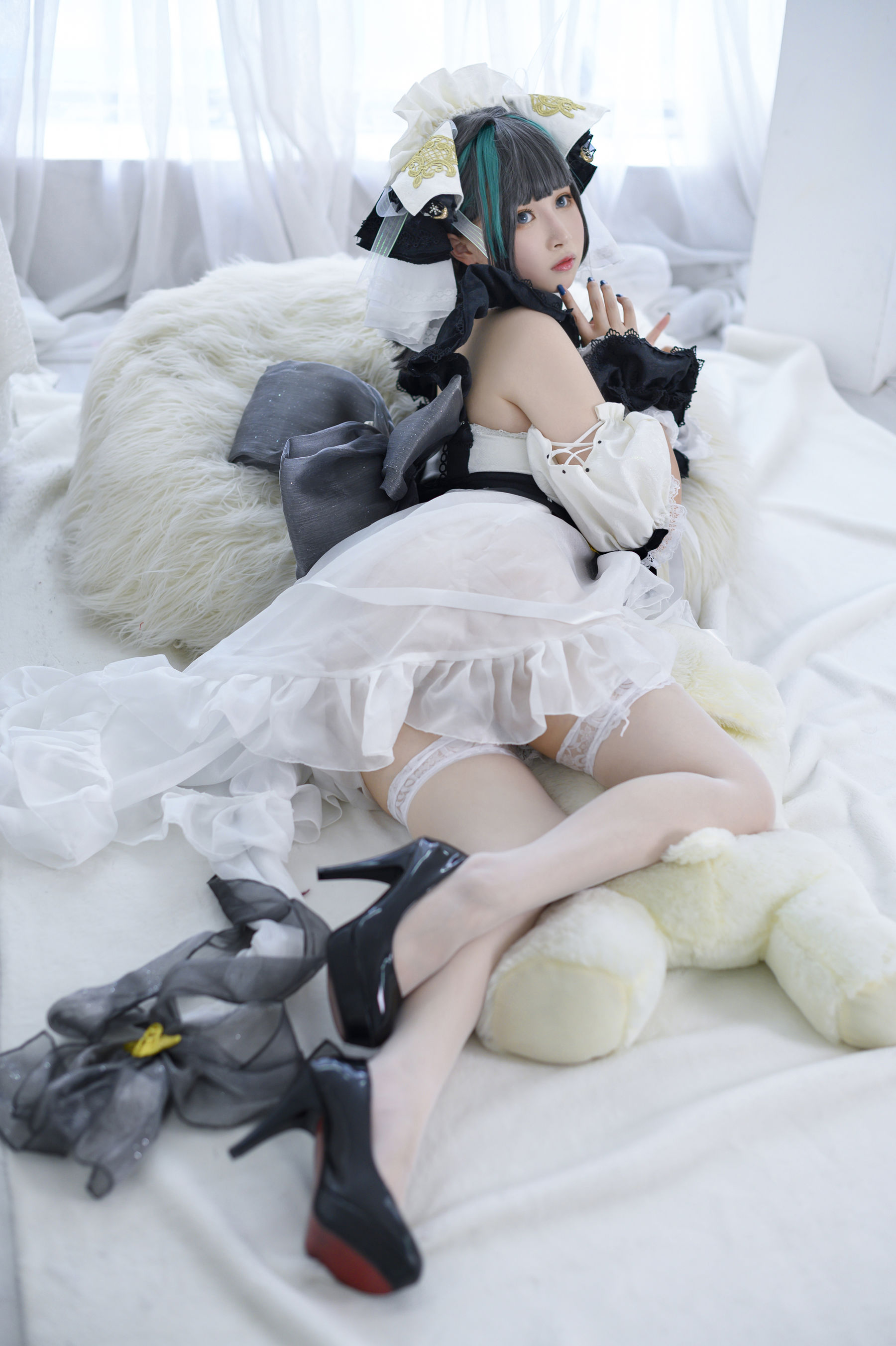 [网红COSER] 二次元美少女PAKI酱 - 柴郡/(40P)