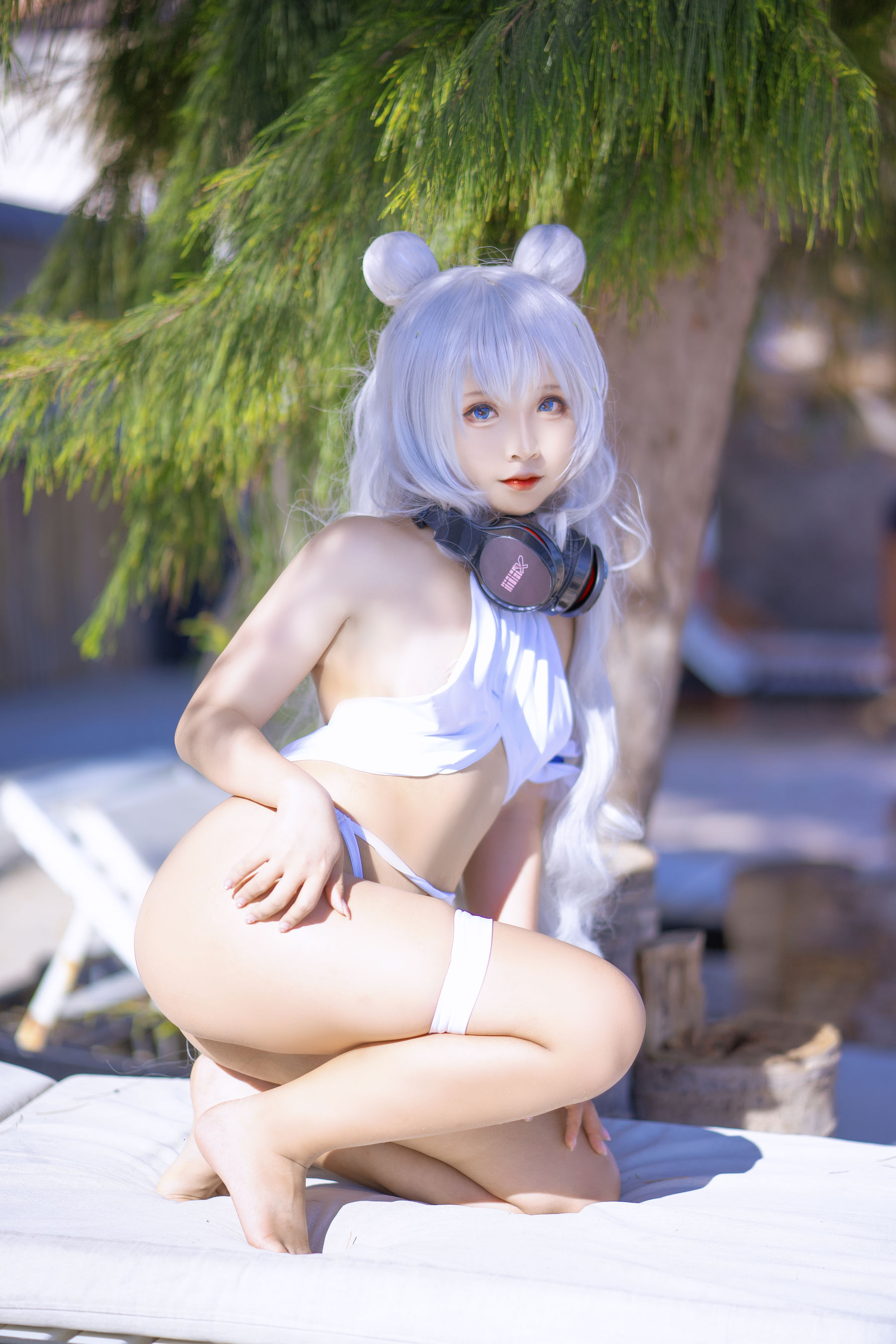 [网红COSER] Sayo Momo - Azur Lane Le Malin bikini/(22P)