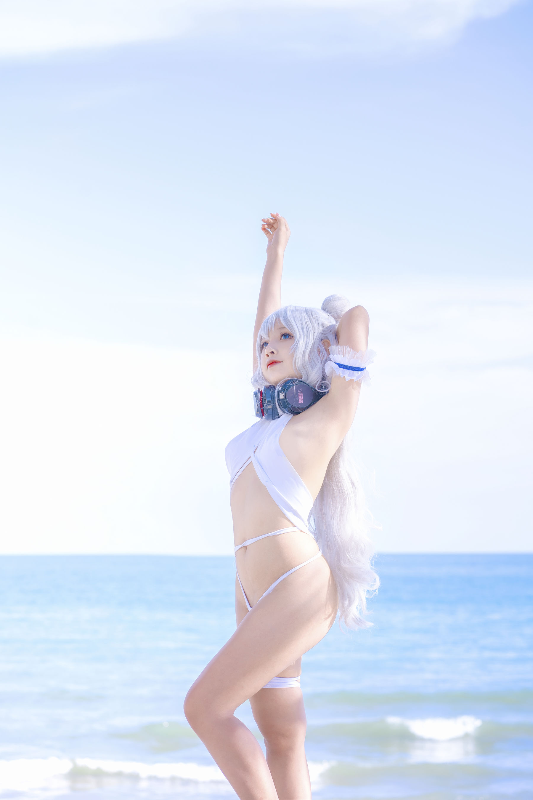 [网红COSER] Sayo Momo - Azur Lane Le Malin bikini/(22P)