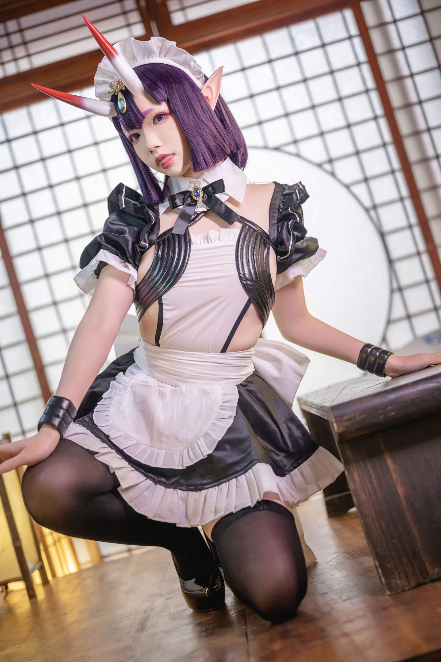 [网红COSER] Yuki亭 - Shuten Douji Maid/(52P)