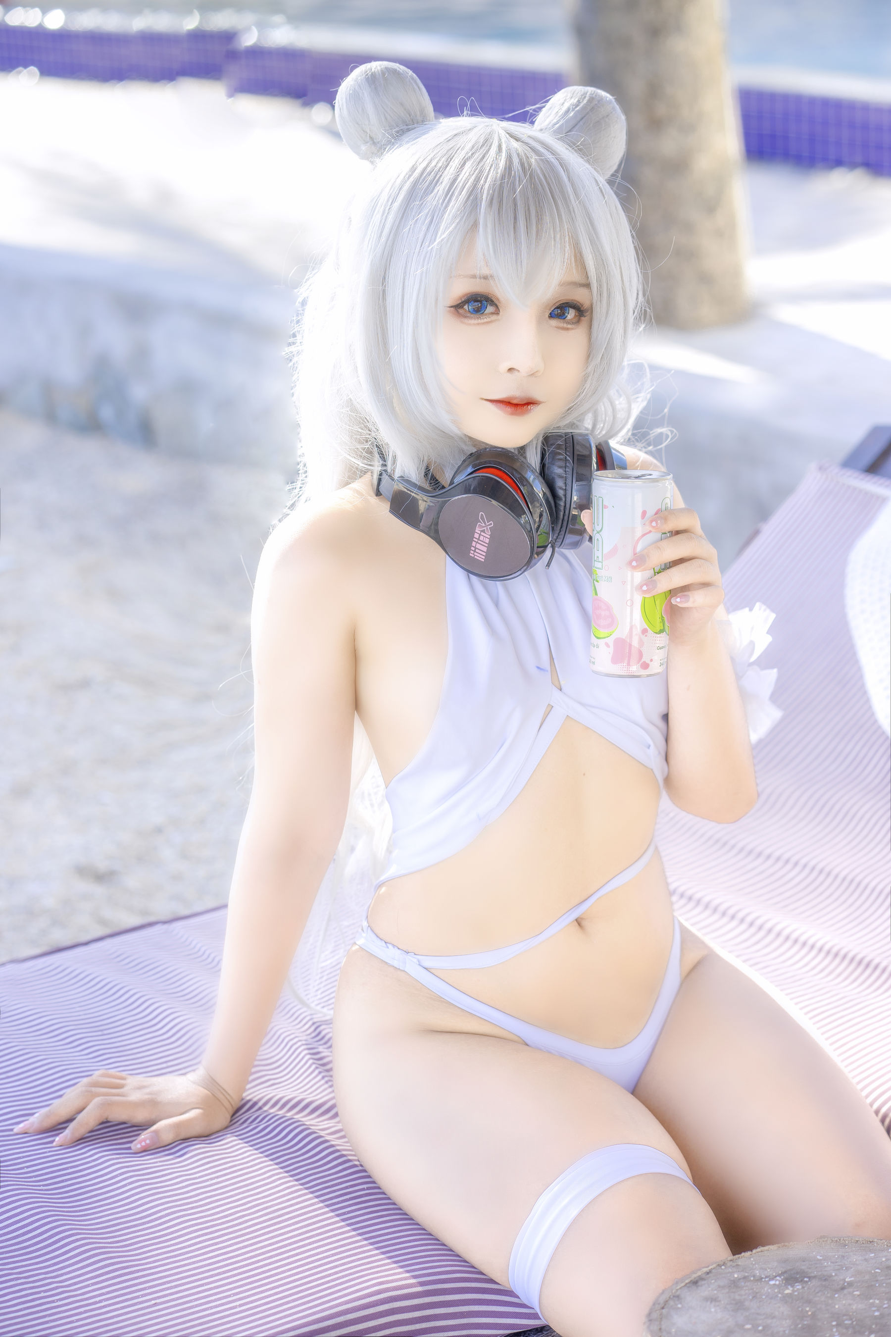 [网红COSER] Sayo Momo - Azur Lane Le Malin bikini/(22P)