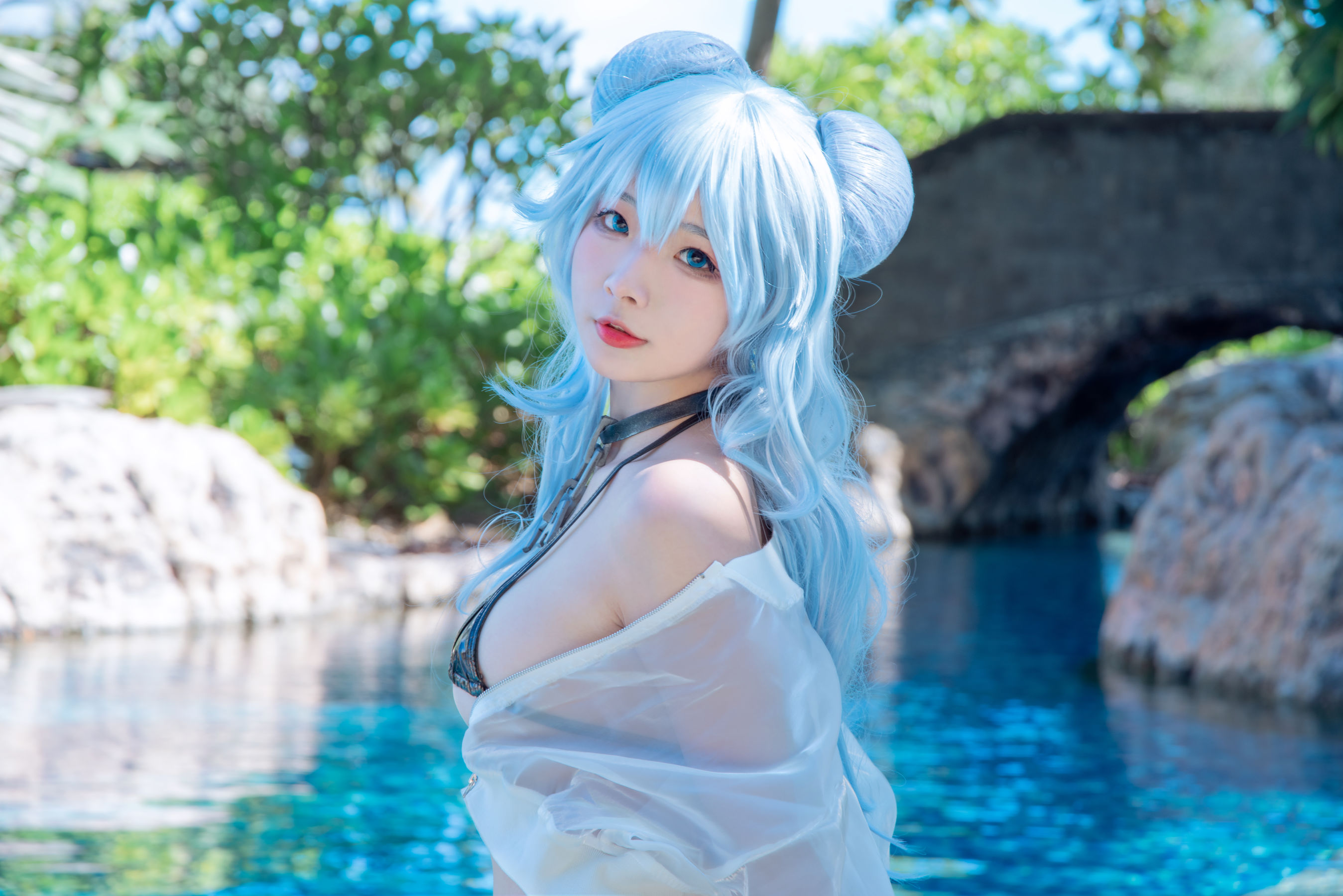 [网红COSER] yuuhui玉汇 - PA15 泳装/(27P)