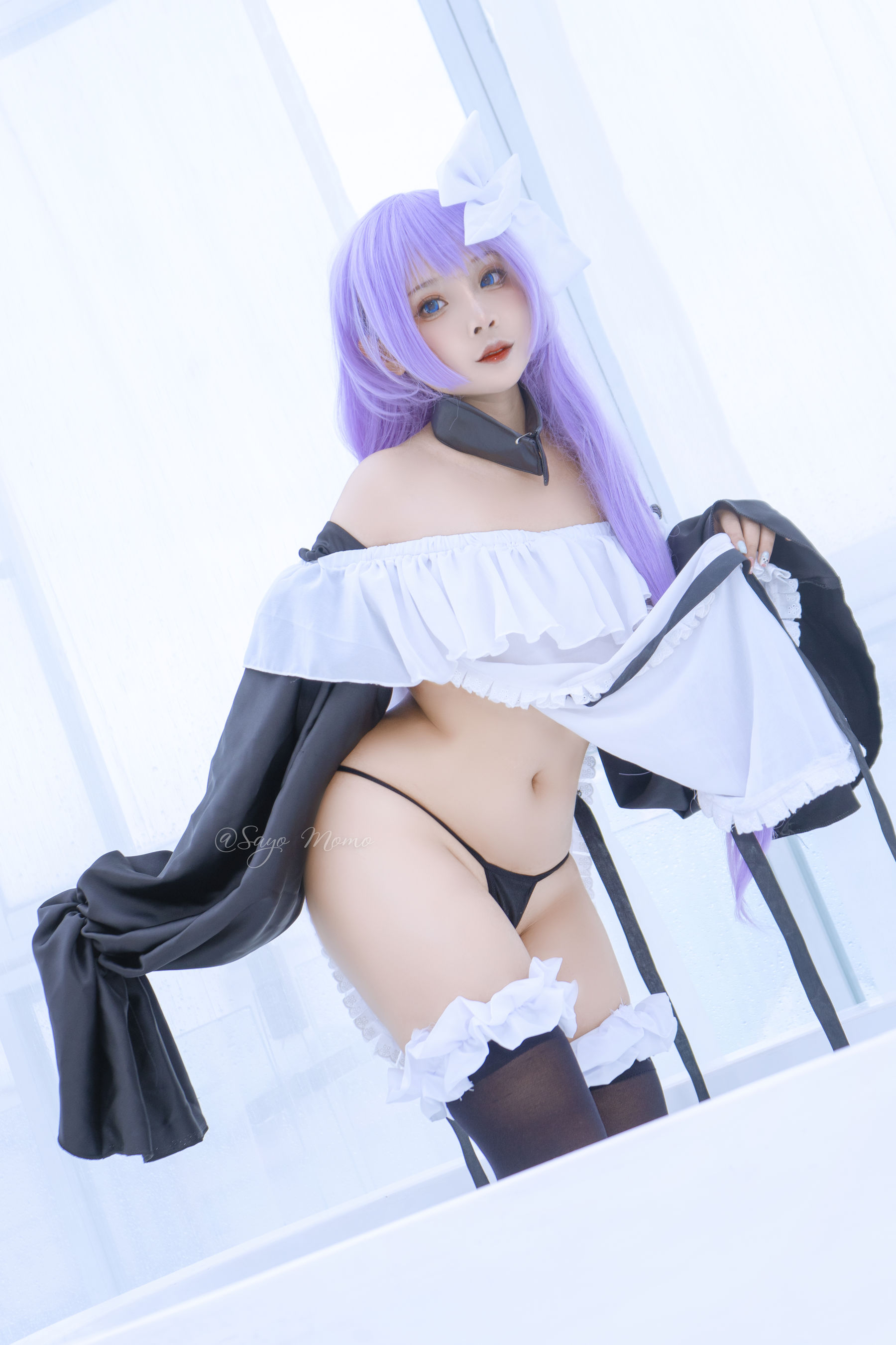 [网红COSER] Sayo Momo - FGO Meltryllis Maid Art Ver/(20P)