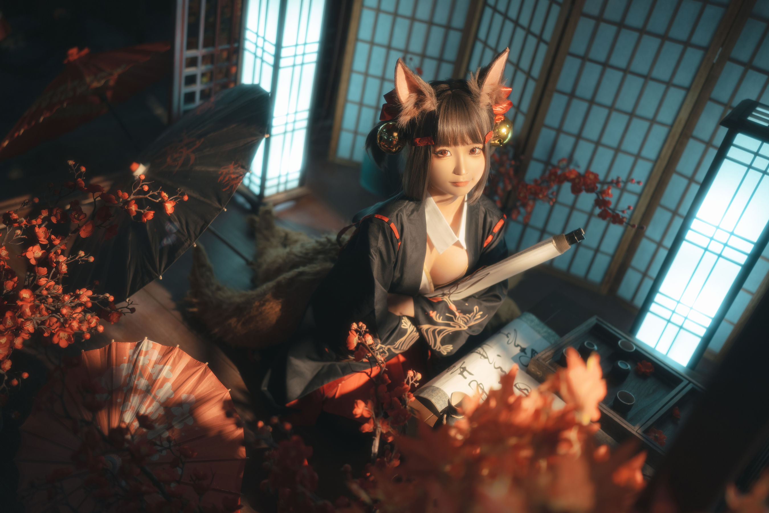 [网红COSER] 动漫博主蠢沫沫 - 小赤城/(52P)