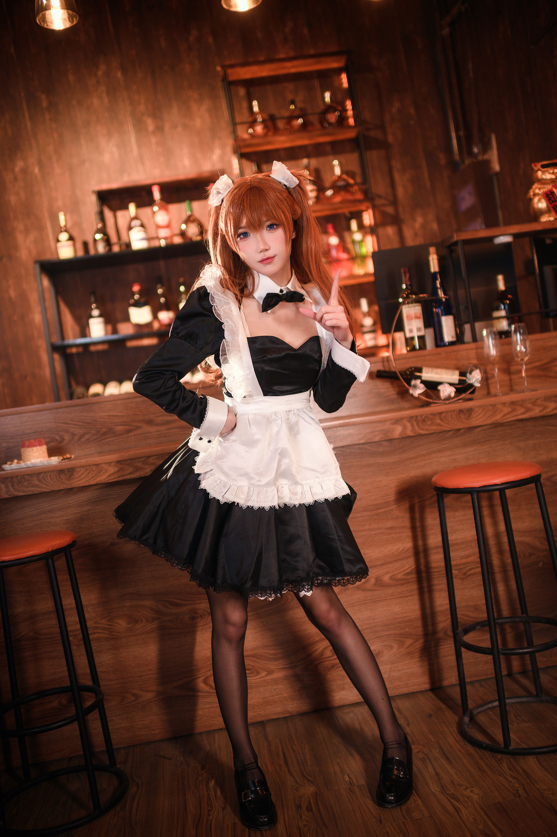 [网红COSER] 动漫博主阿包也是兔娘 - 明日香/(27P)