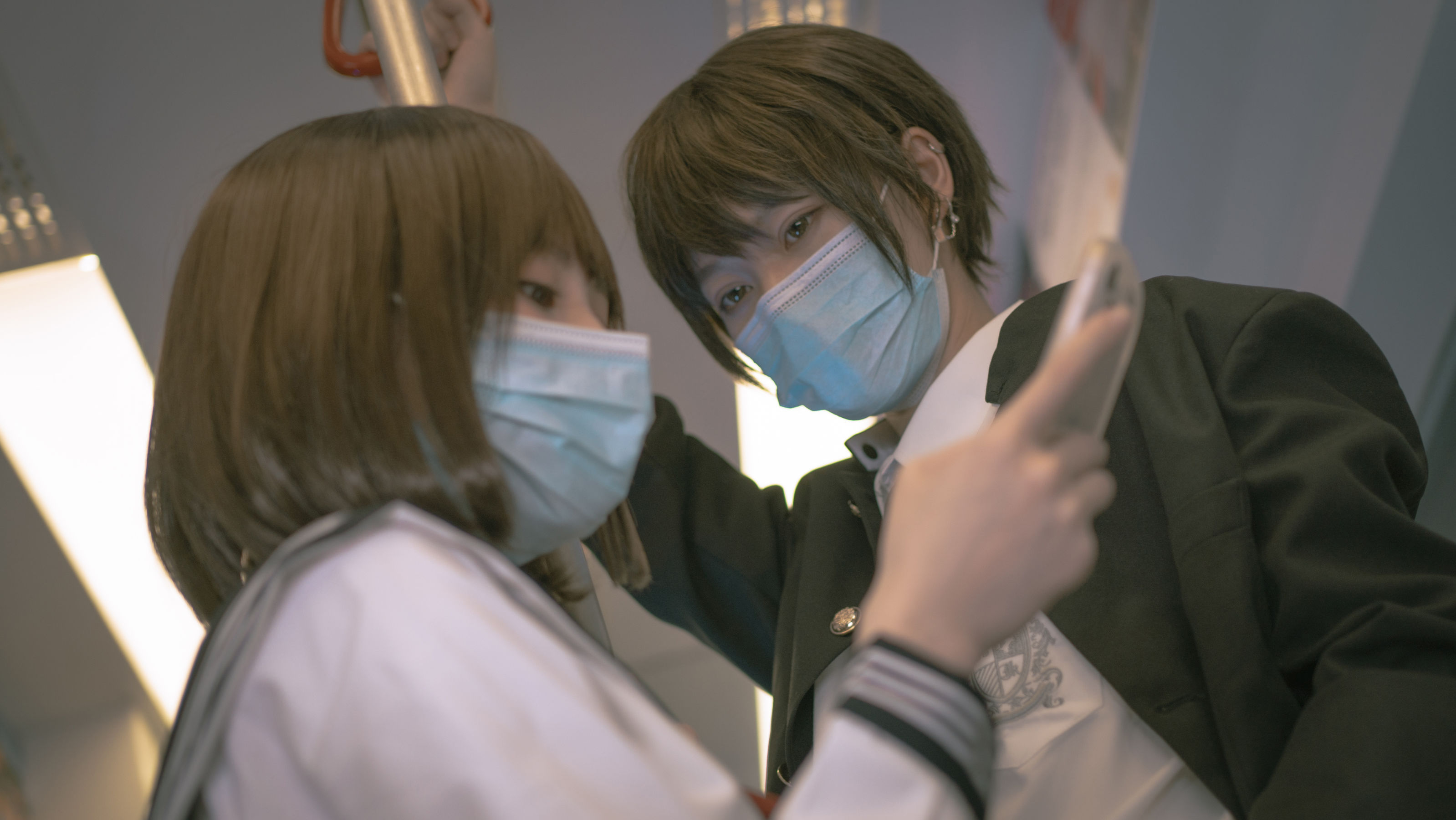 [网红COSER] 西园寺南歌写真 - 电车物语/(125P)