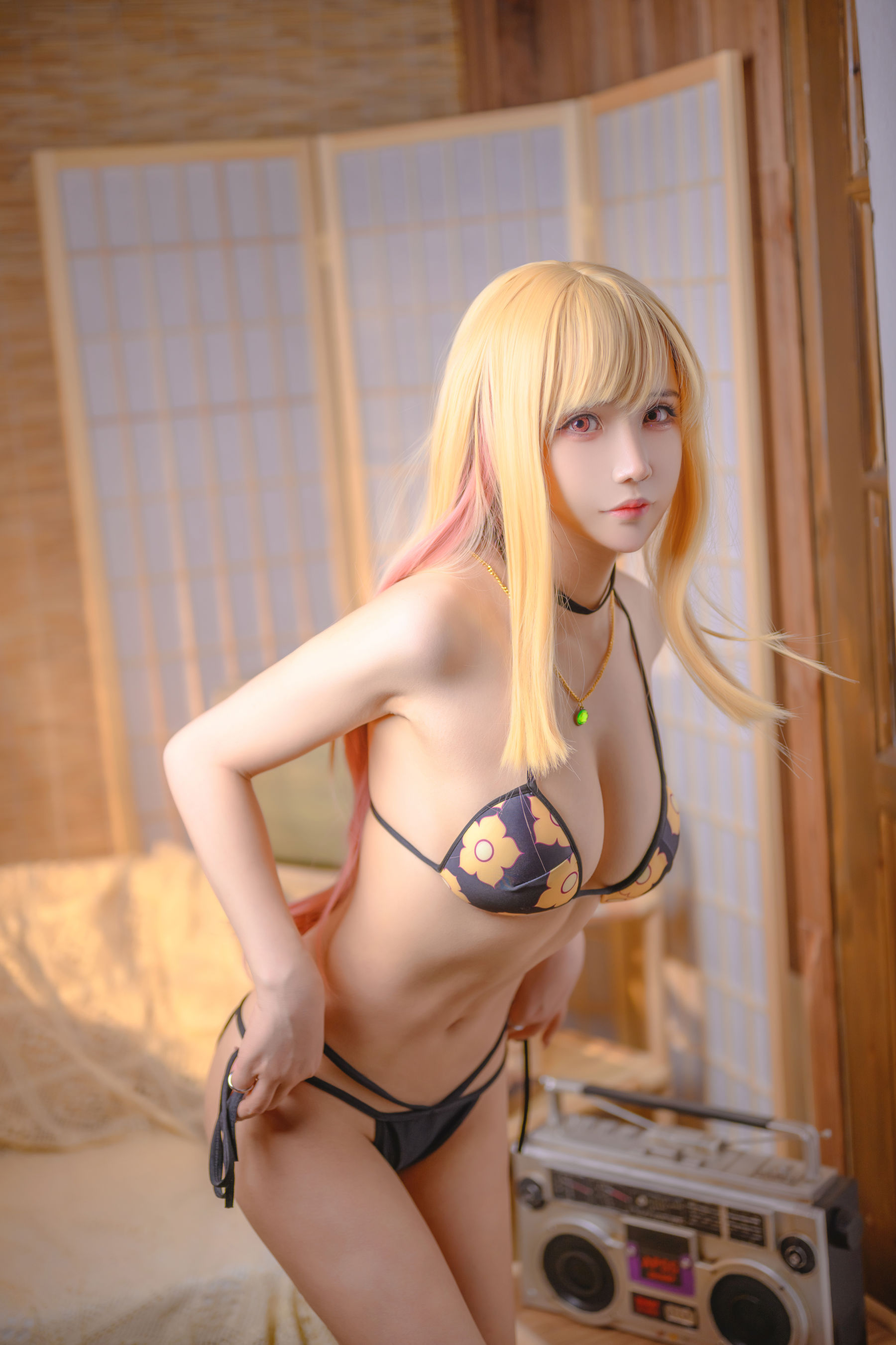 [网红COSER] 二次元妹子抱走莫子aa - 喜多川泳装/(44P)